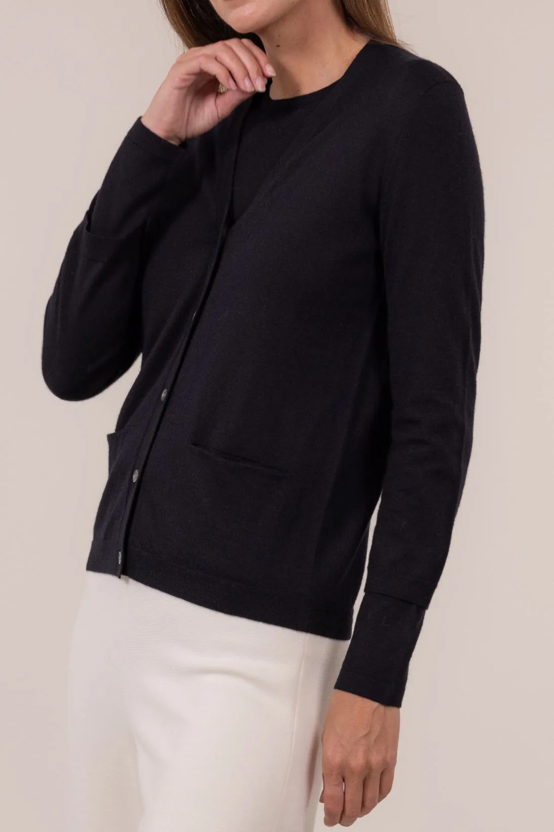 CLASSIC SUPERFINE CASHMERE CARDIGAN