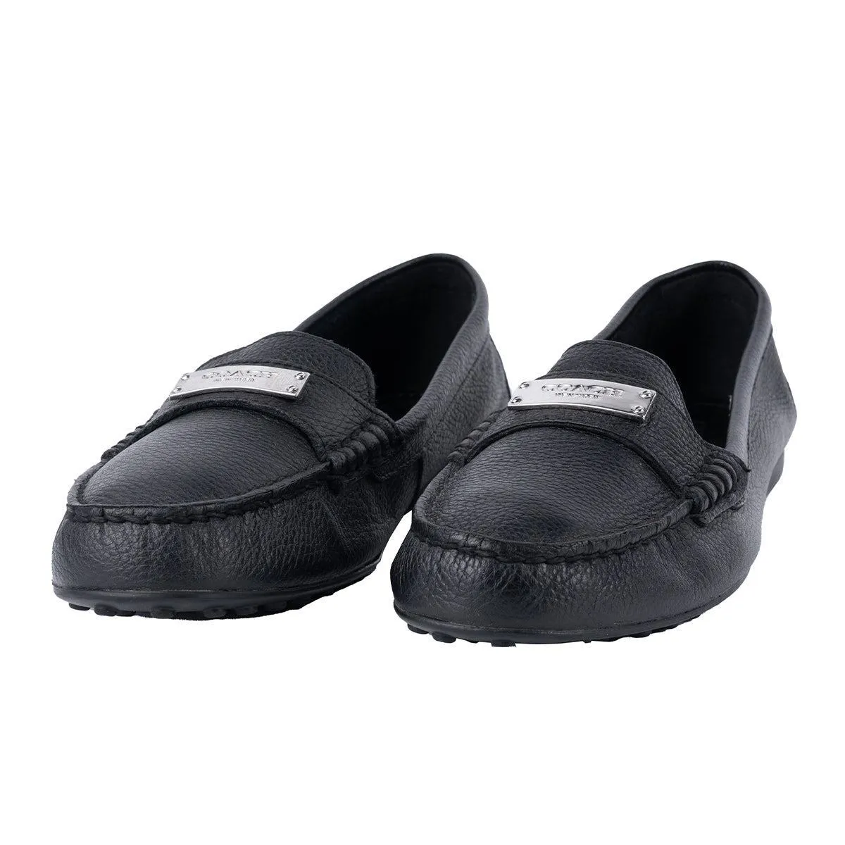 Coach Fredrica Casual Loafers Leather Black Colour For Women