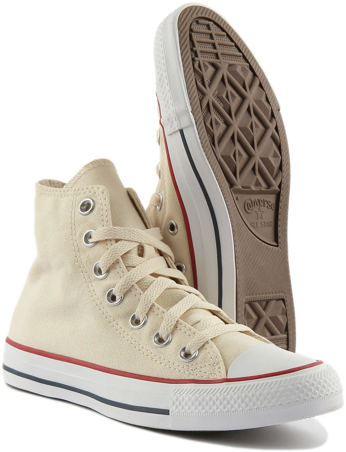 Converse All Star Hi Top 159484 In Cream