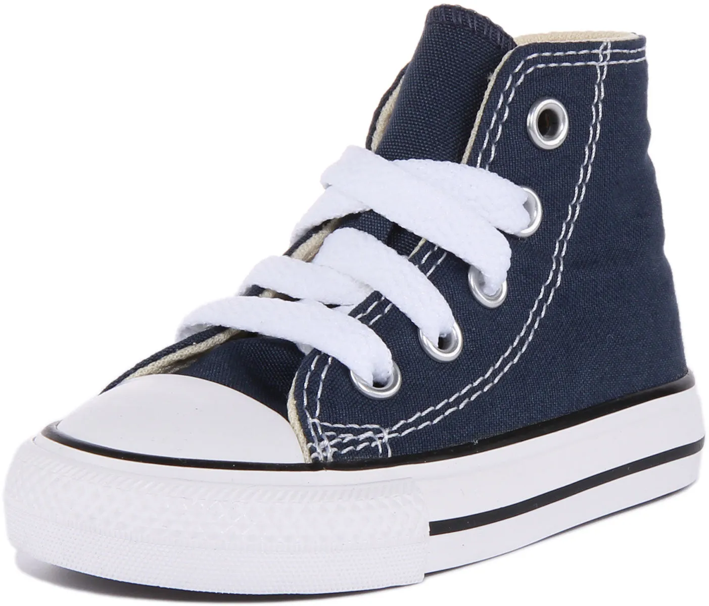 Converse All Star High In Navy For Infants