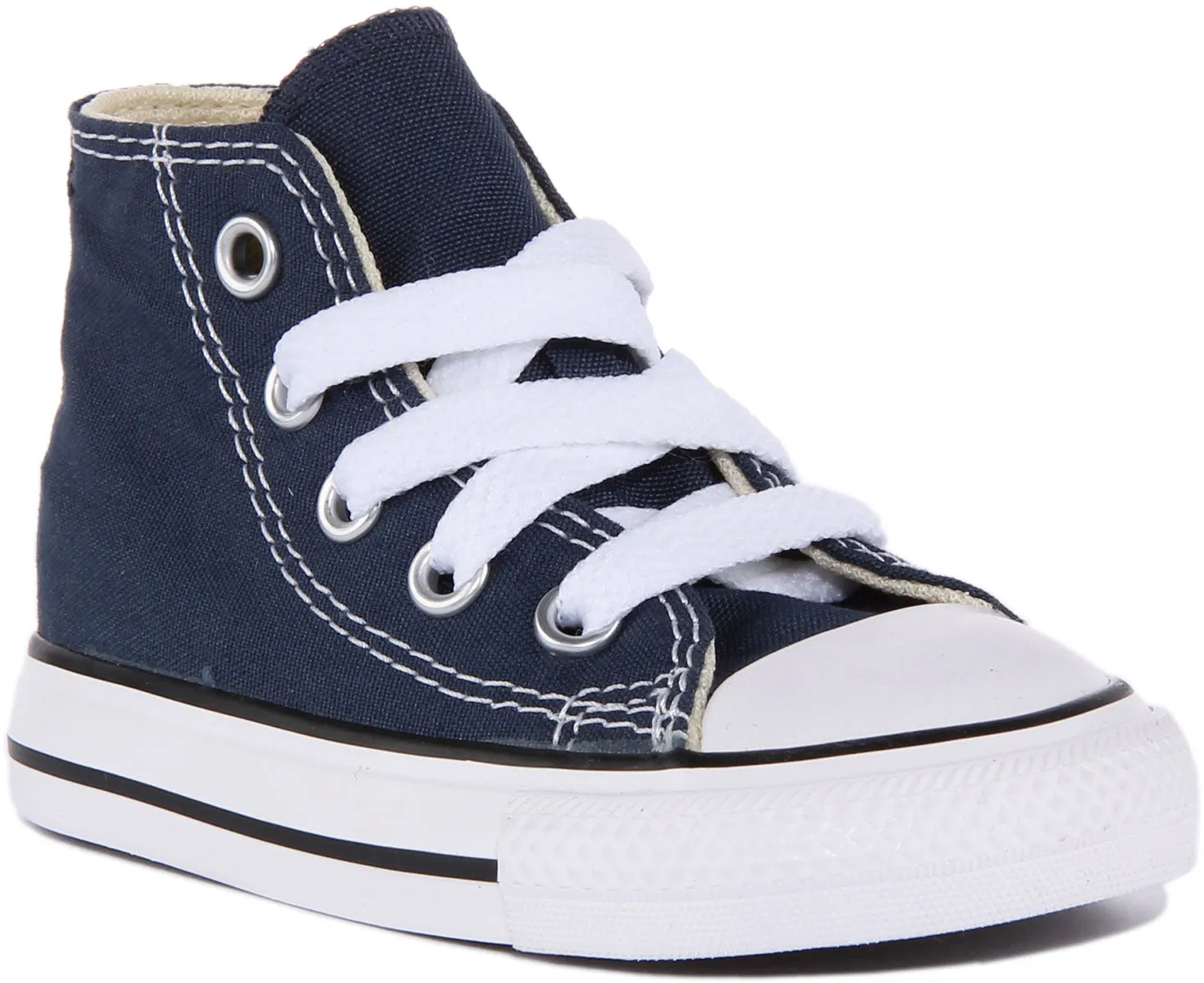 Converse All Star High In Navy For Infants