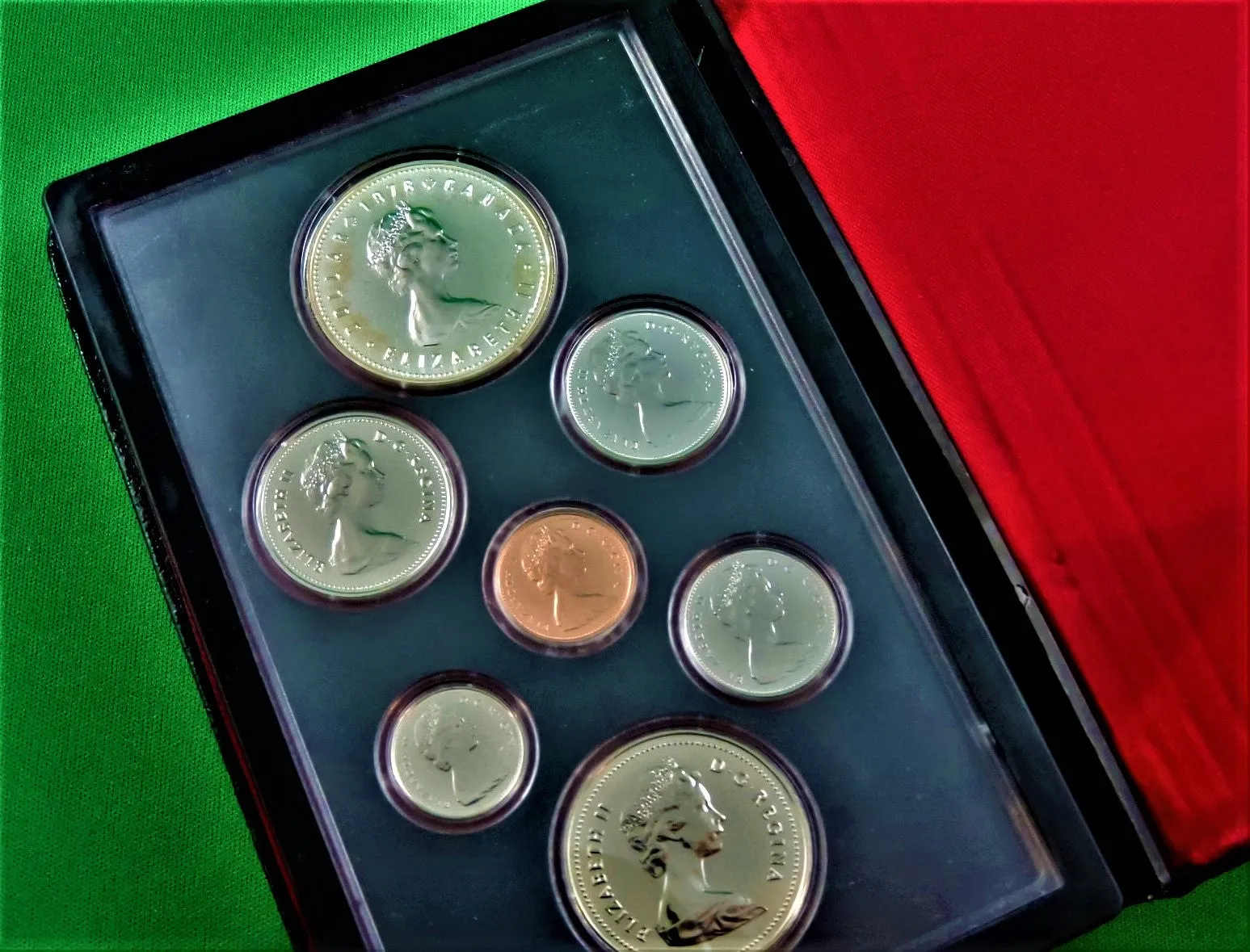 Currency - Coin Set - 1978 - RCM - Double Dollar Proof Set - XI Commonwealth Games in Edmonton, Alberta