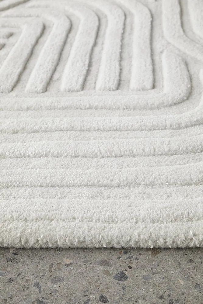 Darren Palmer Zen White Rug