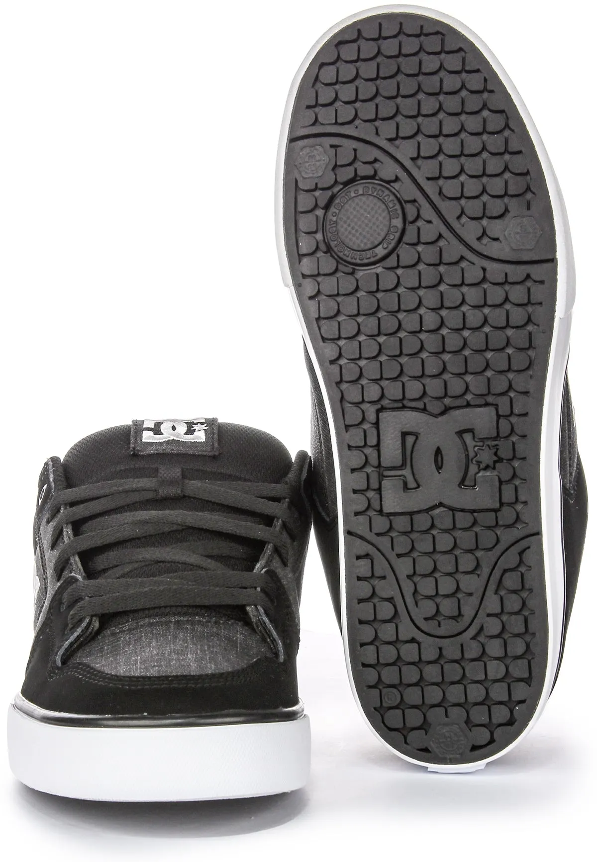 Dc Shoes Pure In Black White For Men