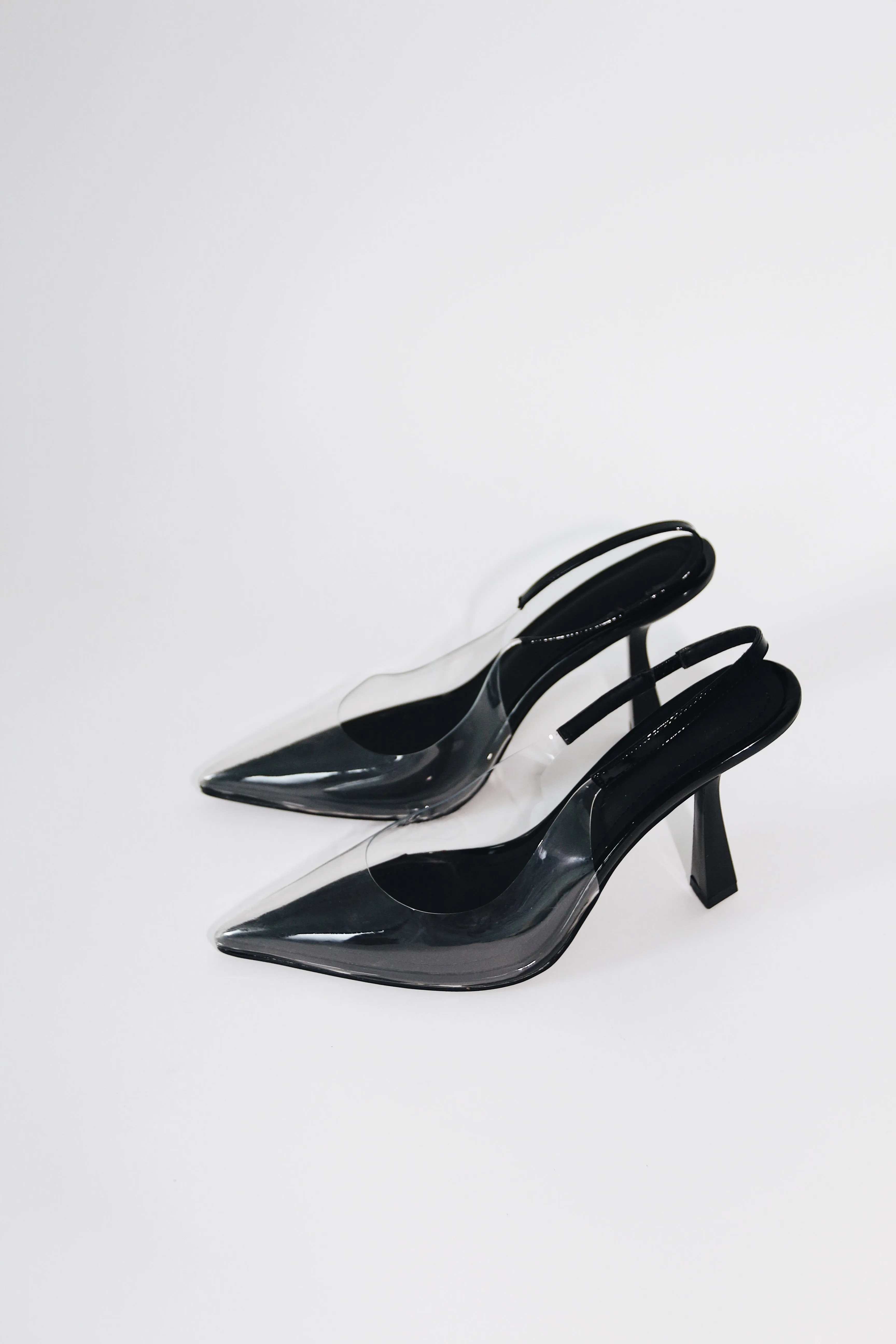 Donatella Clear Slingback Pumps