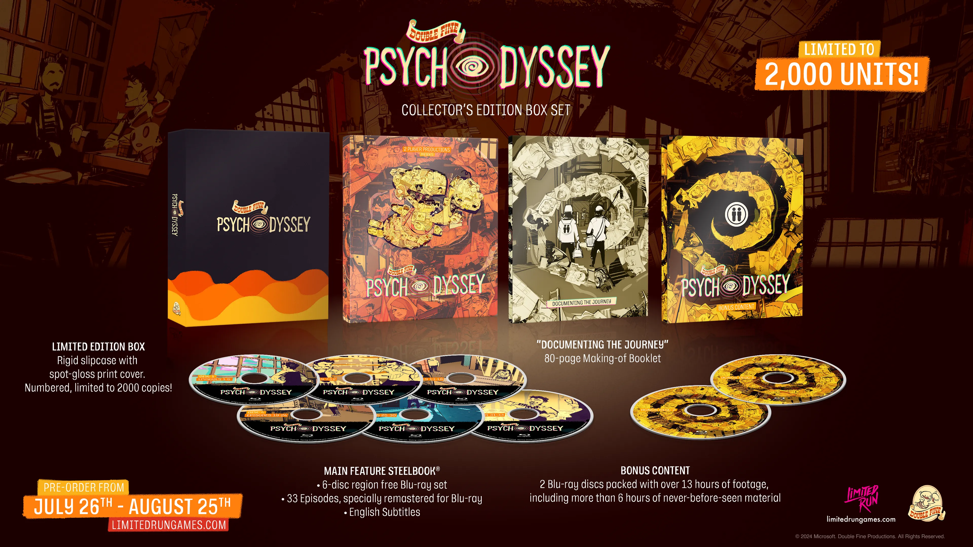 Double Fine PsychOdyssey Blu-ray Set