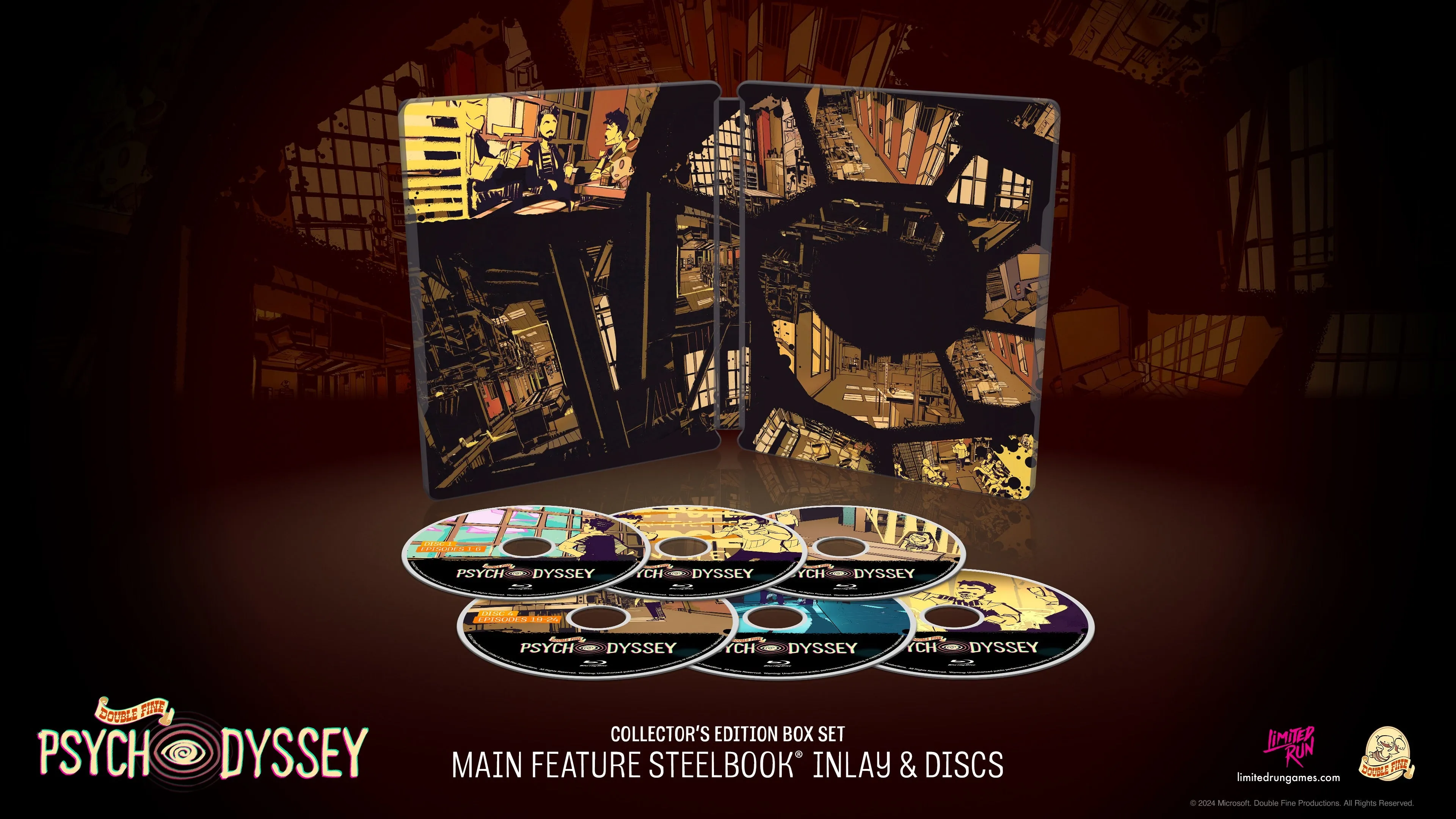 Double Fine PsychOdyssey Blu-ray Set