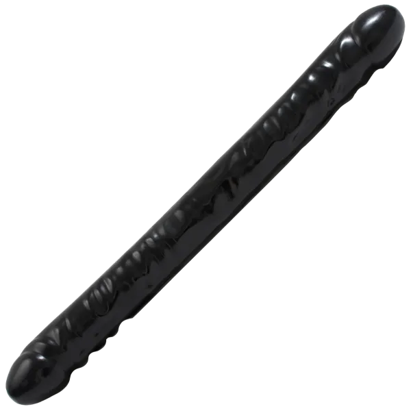 Double Header Veined Dong 18 Inch Black