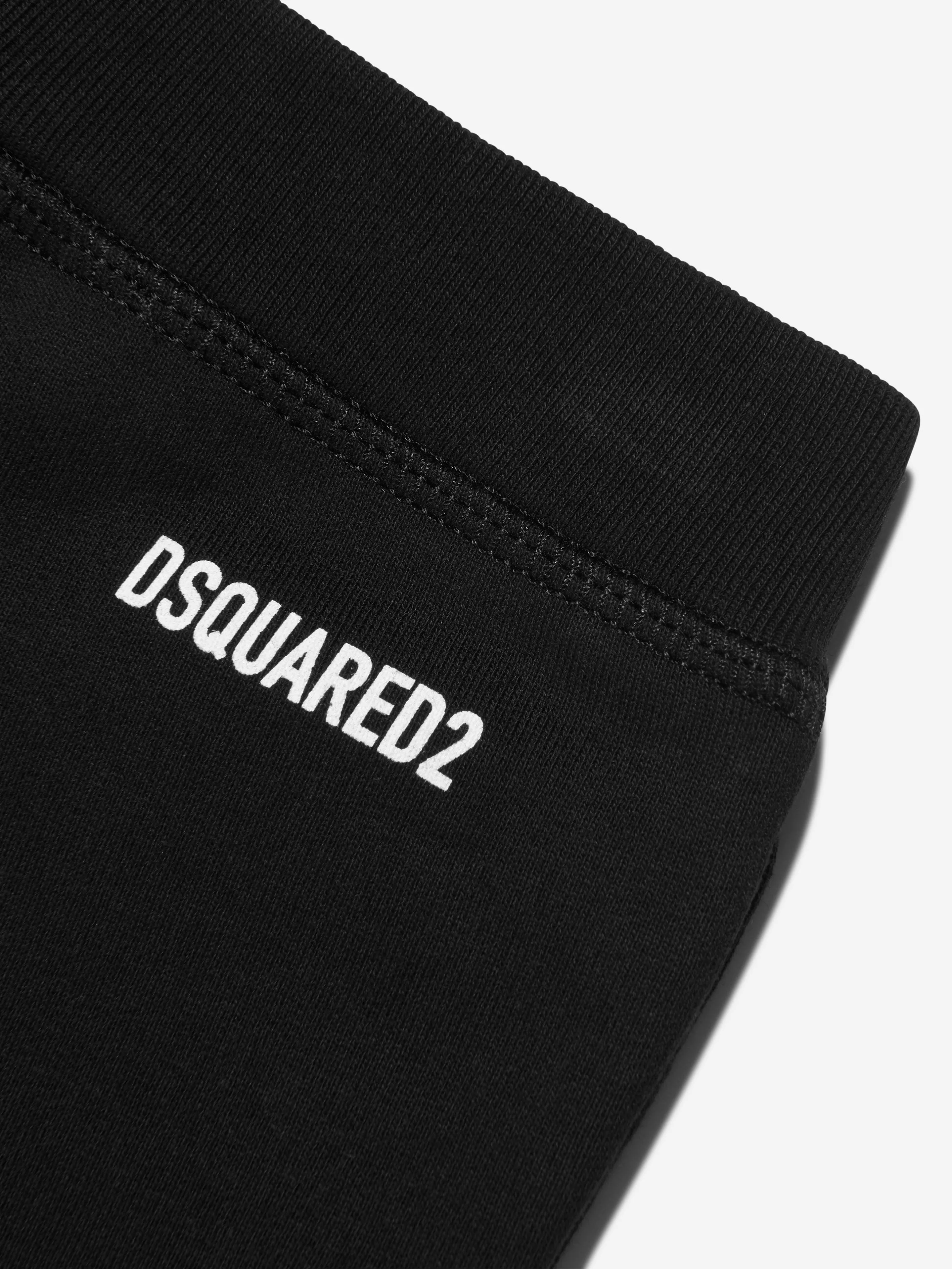 Dsquared2 Baby Logo Shorts In Black