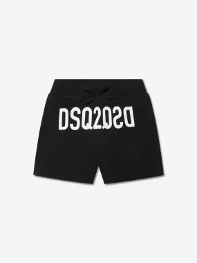 Dsquared2 Baby Logo Shorts In Black