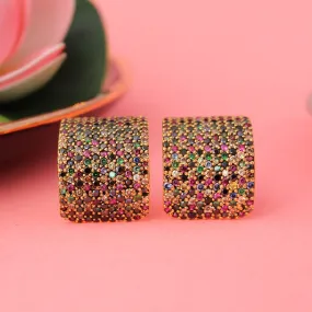 Earrings in Multi Color Stones