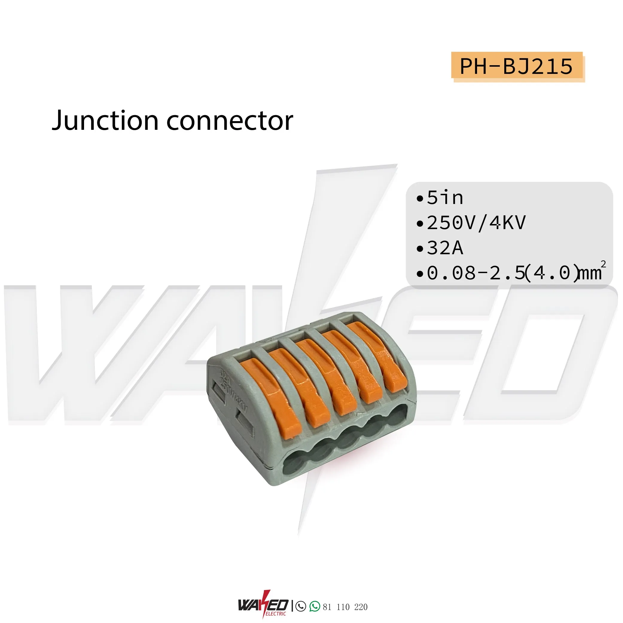 Electric Cable Wire Connector - 2/5 Way