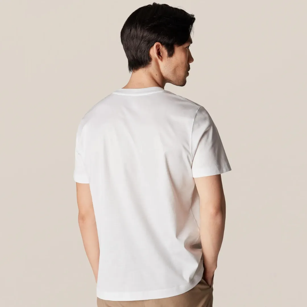 ETON WHITE FILO DI SCOZIA T-SHIRT