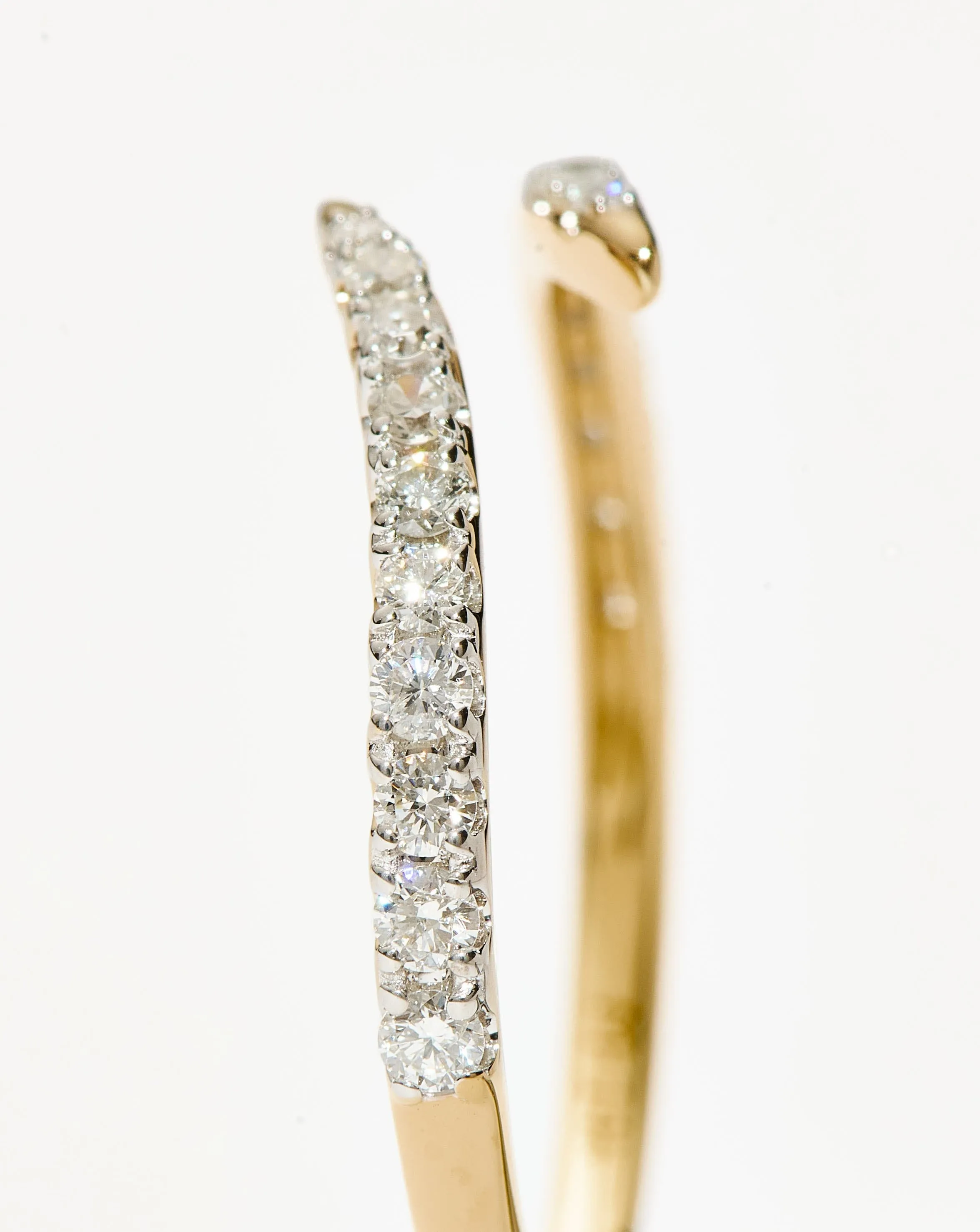 Fine Open Claw Ring | 14ct Solid Gold/Diamond