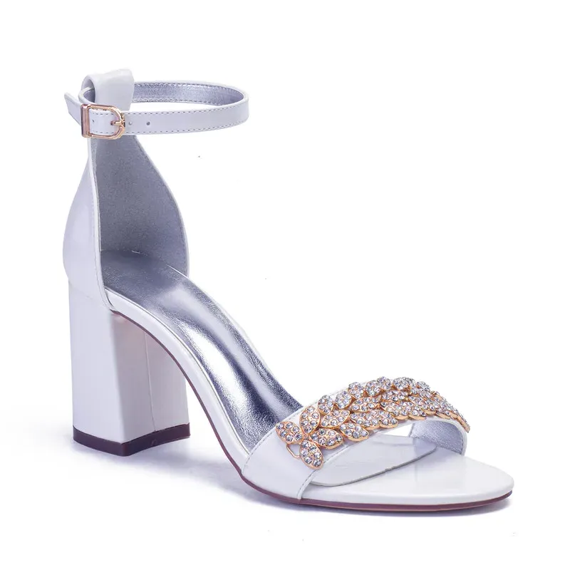 Funki Buys | Shoes | Women's High Block Heel Wedding Sandal