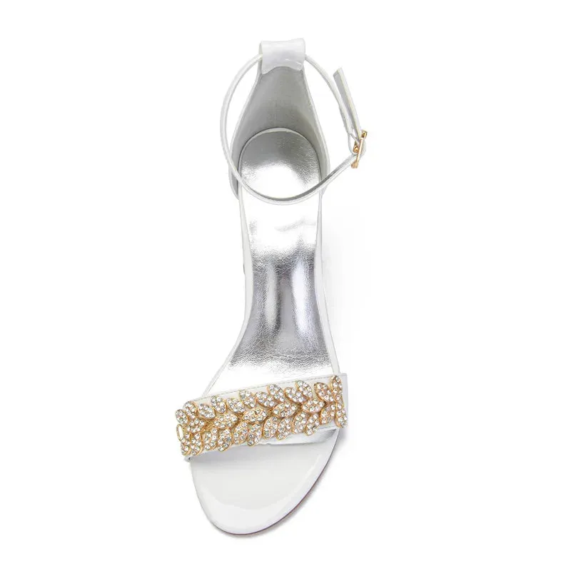 Funki Buys | Shoes | Women's High Block Heel Wedding Sandal