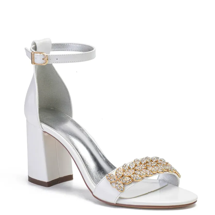 Funki Buys | Shoes | Women's High Block Heel Wedding Sandal