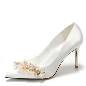 Funki Buys | Shoes | Women's Pearl French Wedding Shoes