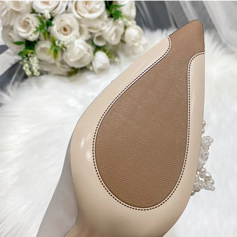 Funki Buys | Shoes | Women's Pearl French Wedding Shoes