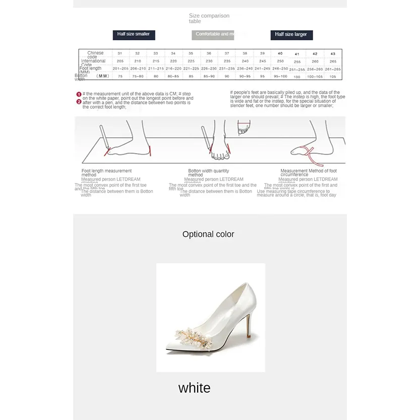 Funki Buys | Shoes | Women's Pearl French Wedding Shoes