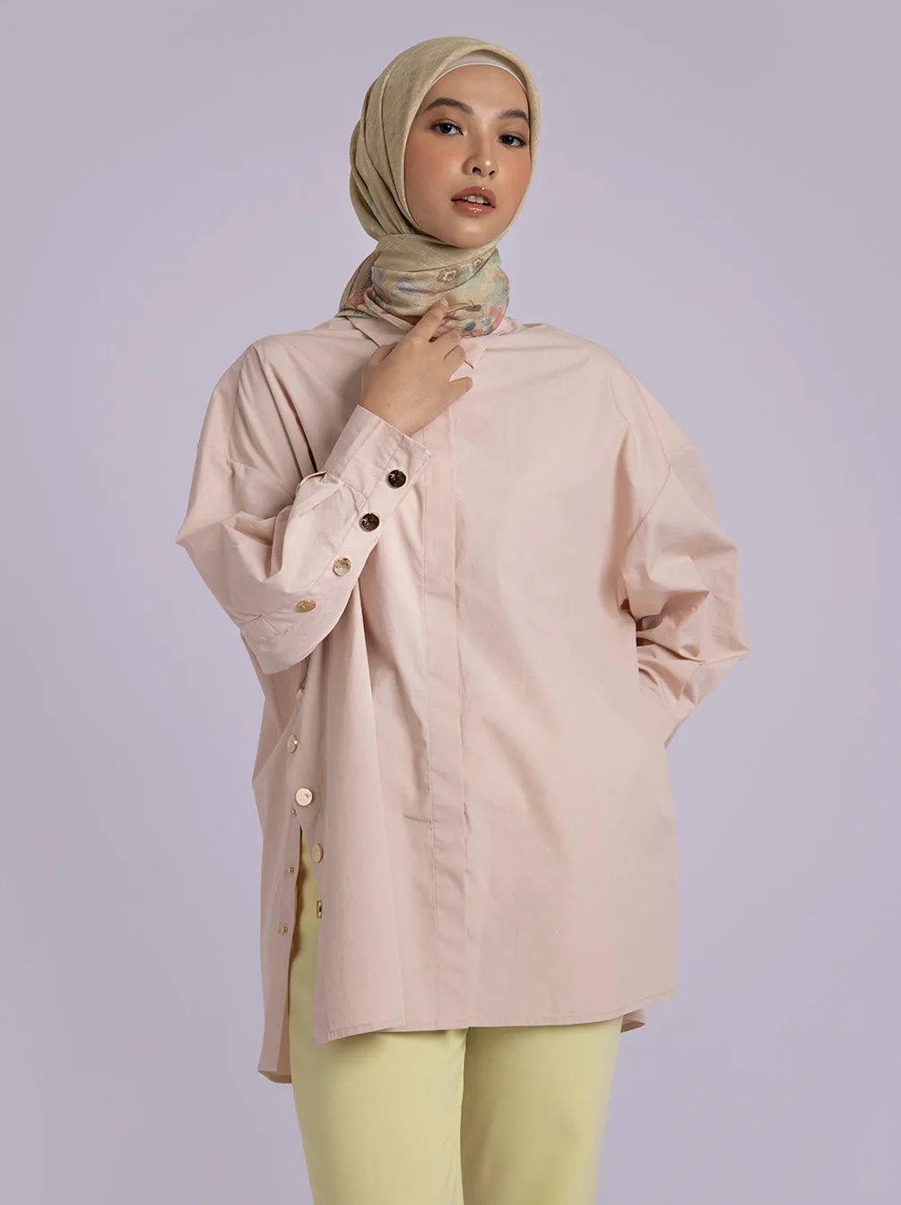 GALE TOP PLAIN BLUSH