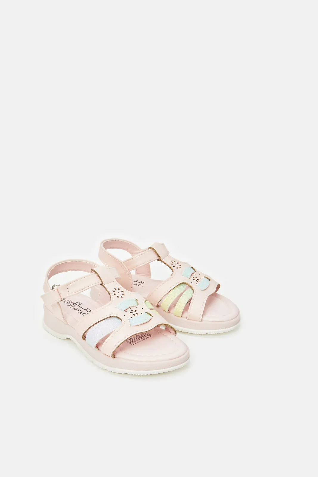 Girls Pink Backstrap Sandal