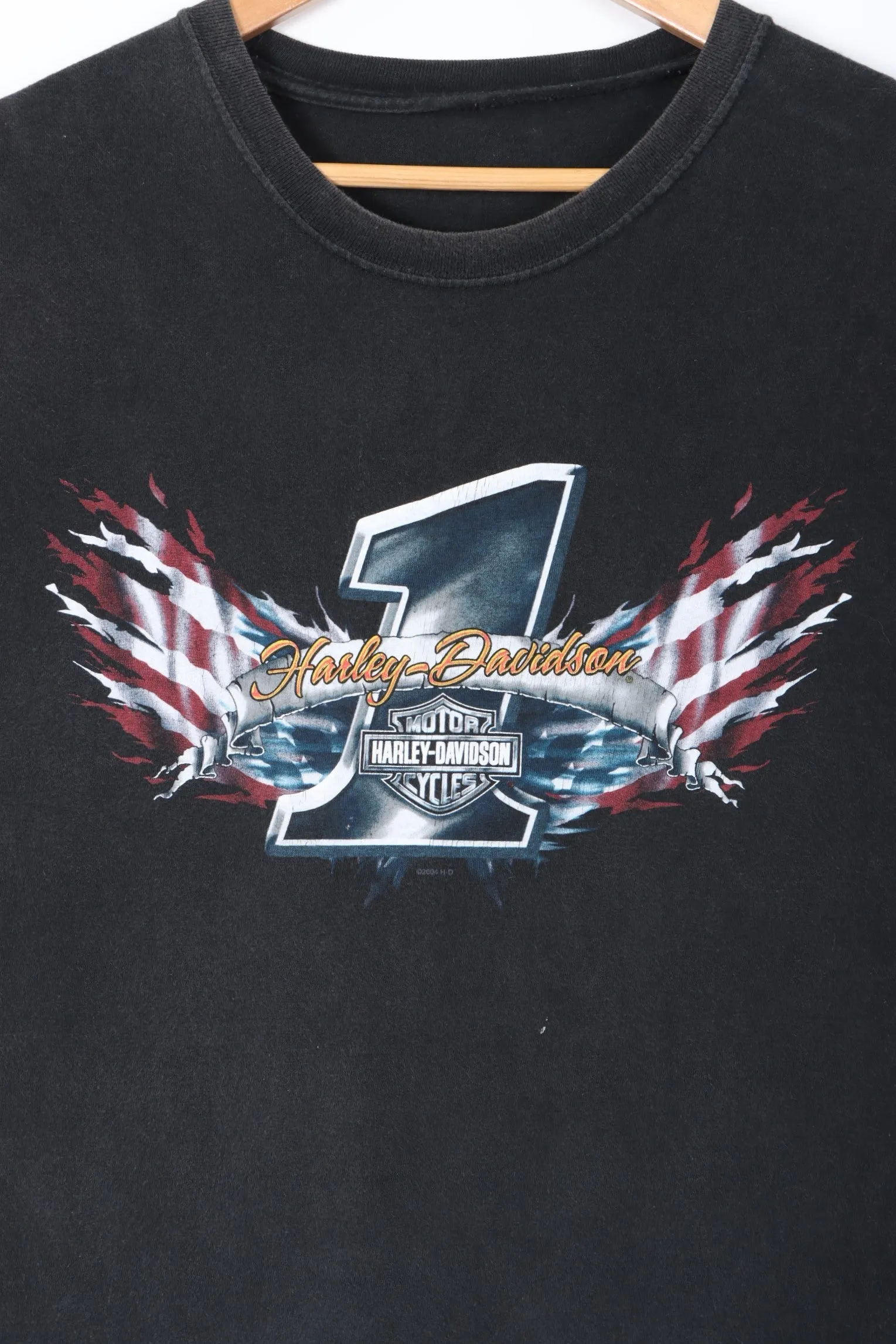 HARLEY DAVIDSON #1 Shelton's Front Back Boxy T-Shirt (2XL-3XL)