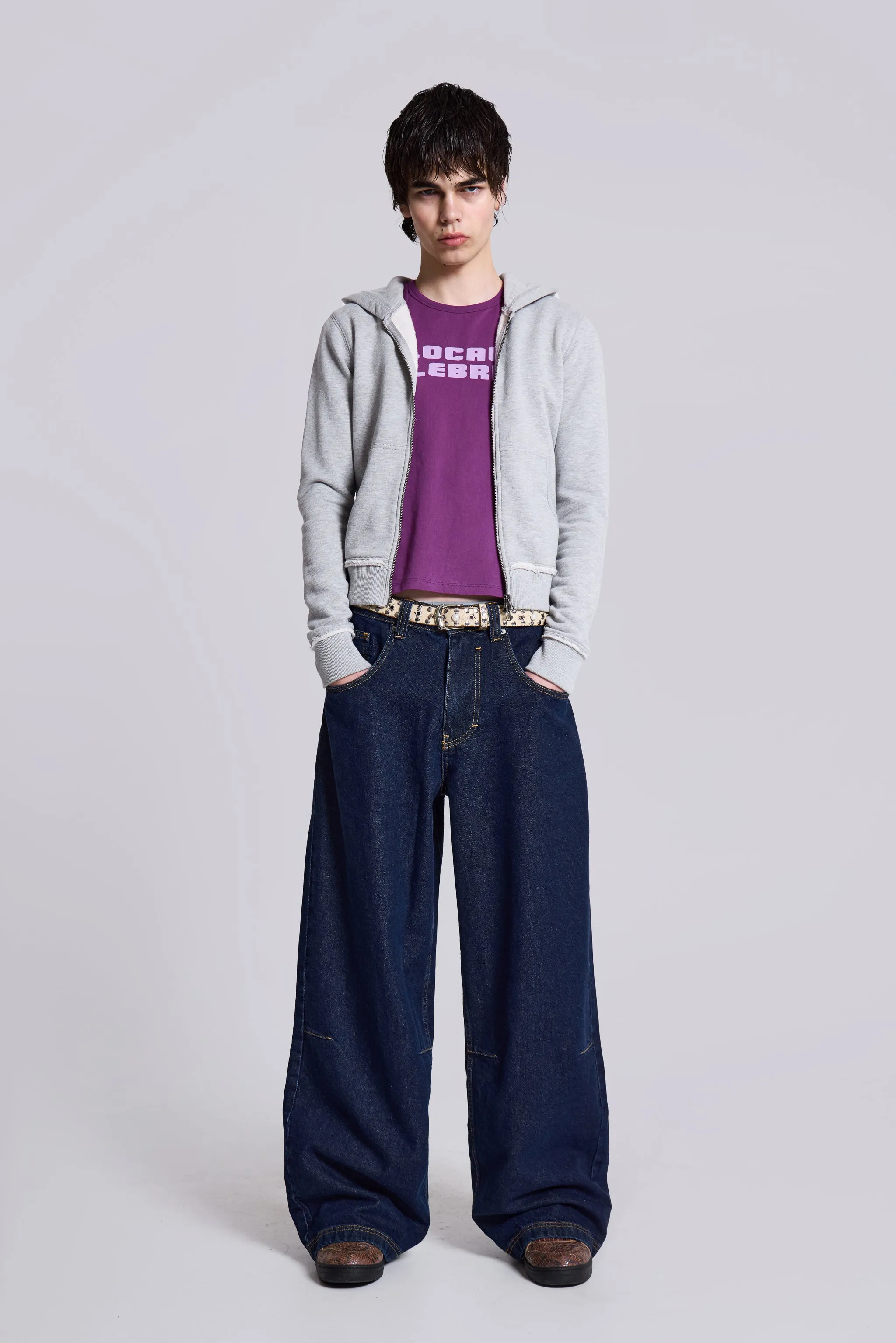 Indigo Low Rise Colossus Baggy Jeans