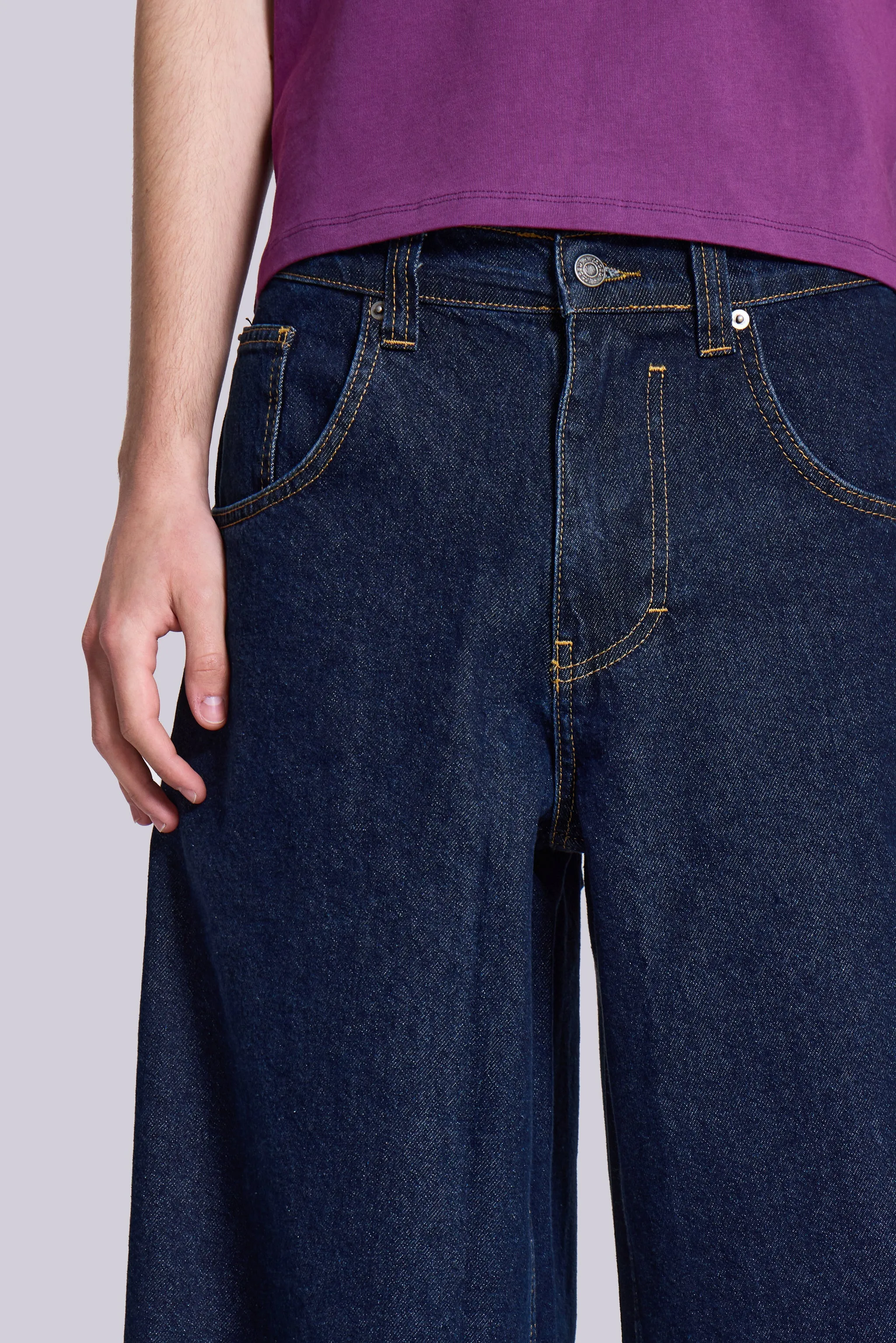 Indigo Low Rise Colossus Baggy Jeans