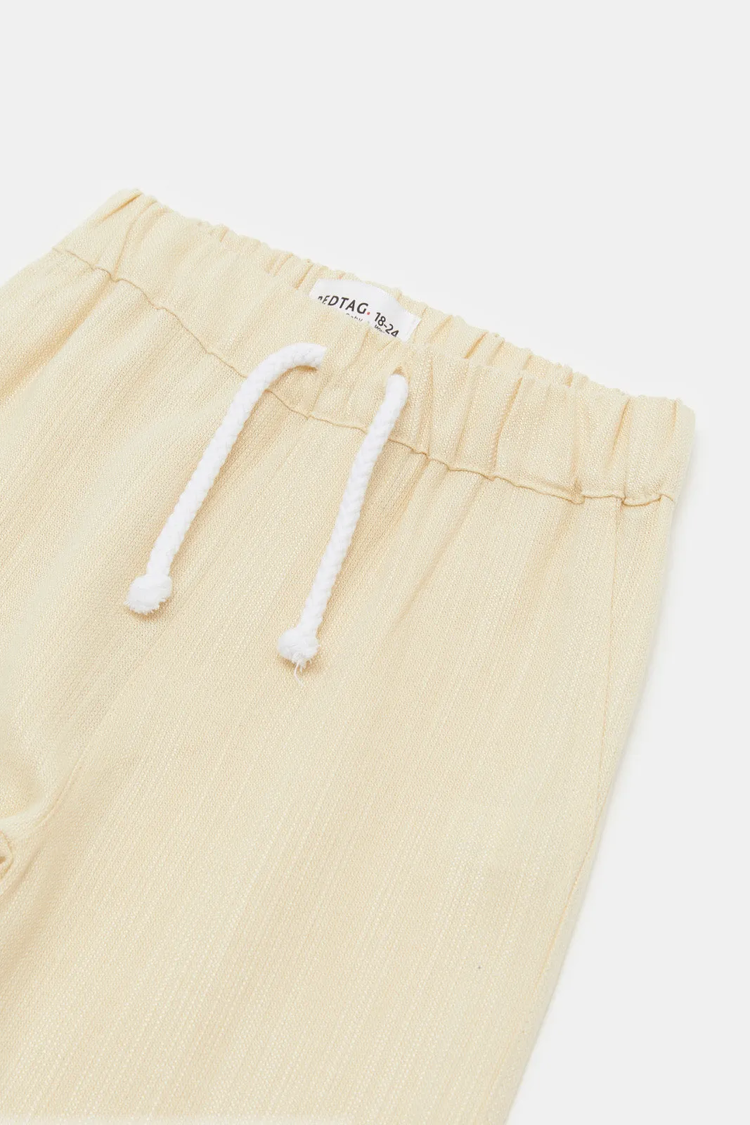 Infant Boys Beige Linen Trousers