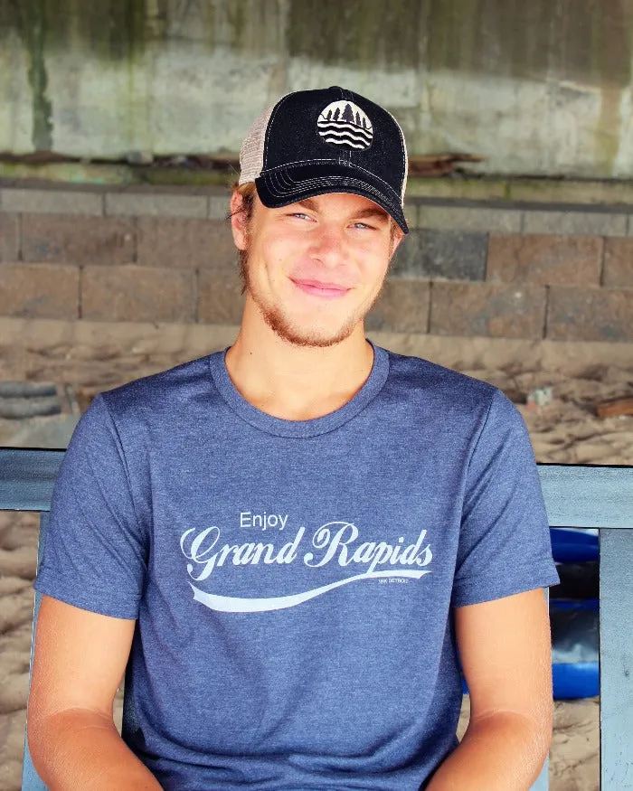 Ink Detroit Enjoy Grand Rapids T-Shirt - Navy