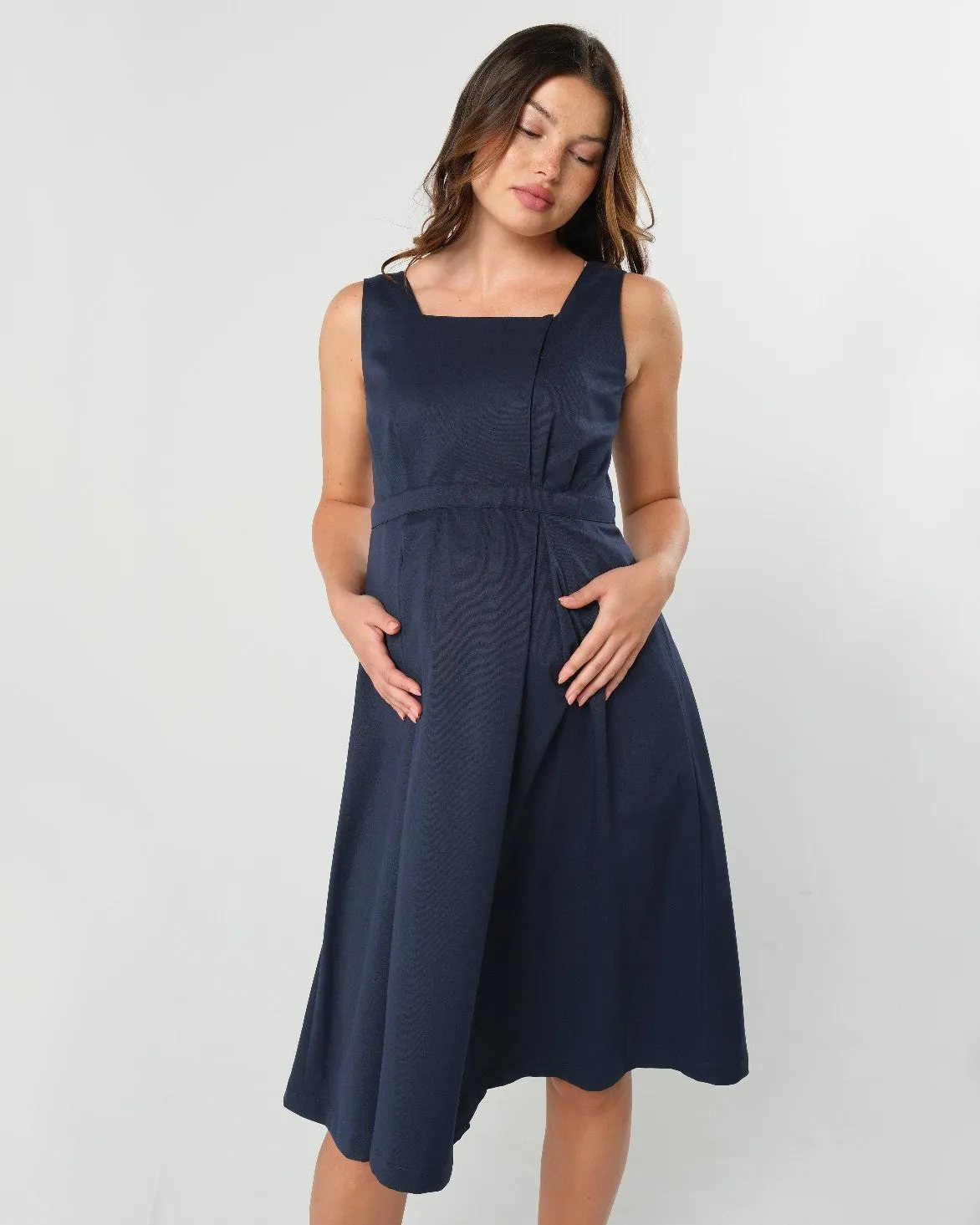 INTO THE BLUE Maternity & Nursing Dress (Regular & Petite)