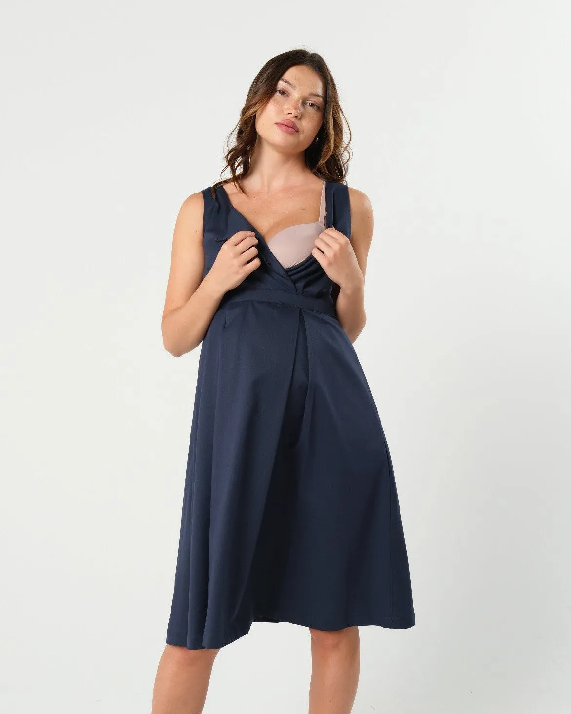 INTO THE BLUE Maternity & Nursing Dress (Regular & Petite)