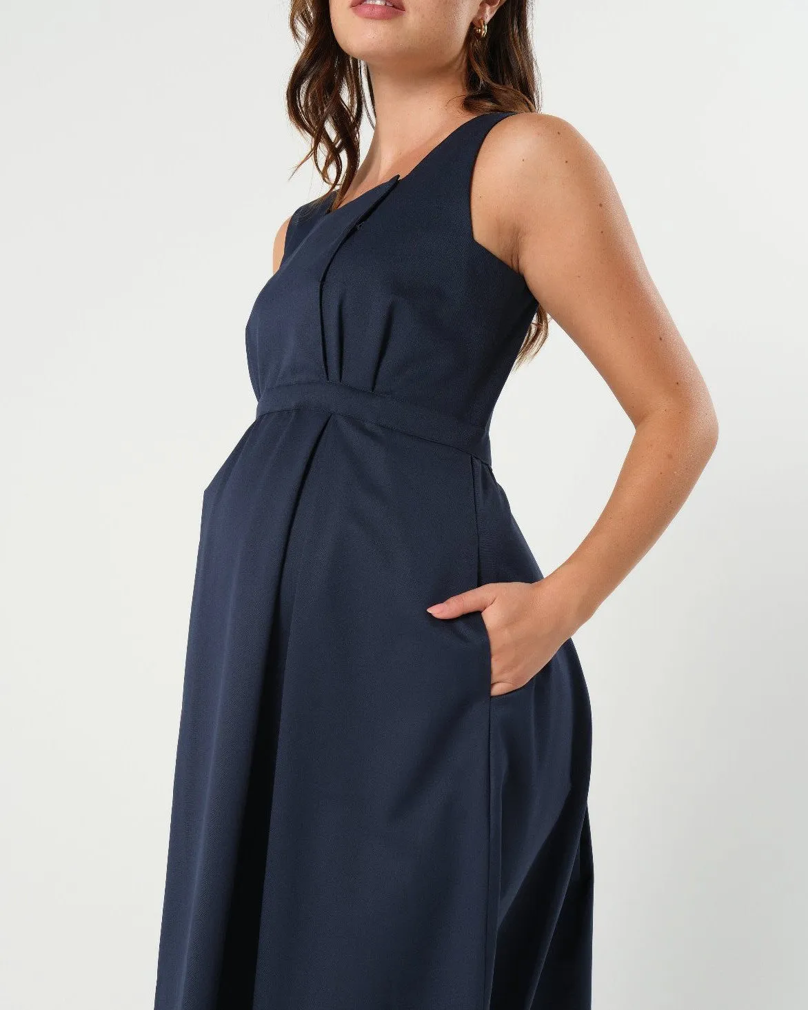 INTO THE BLUE Maternity & Nursing Dress (Regular & Petite)