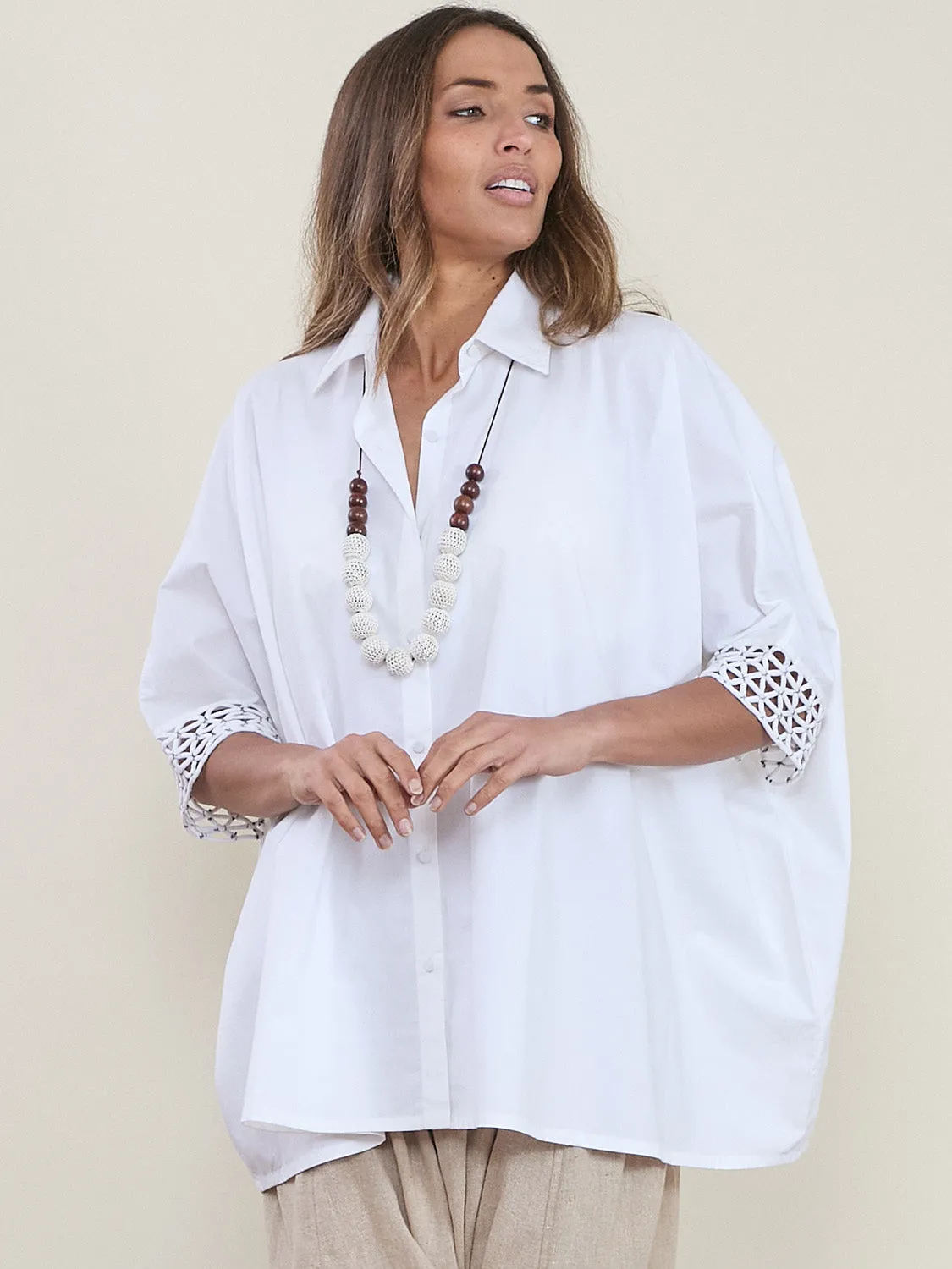 Isha Blouse White