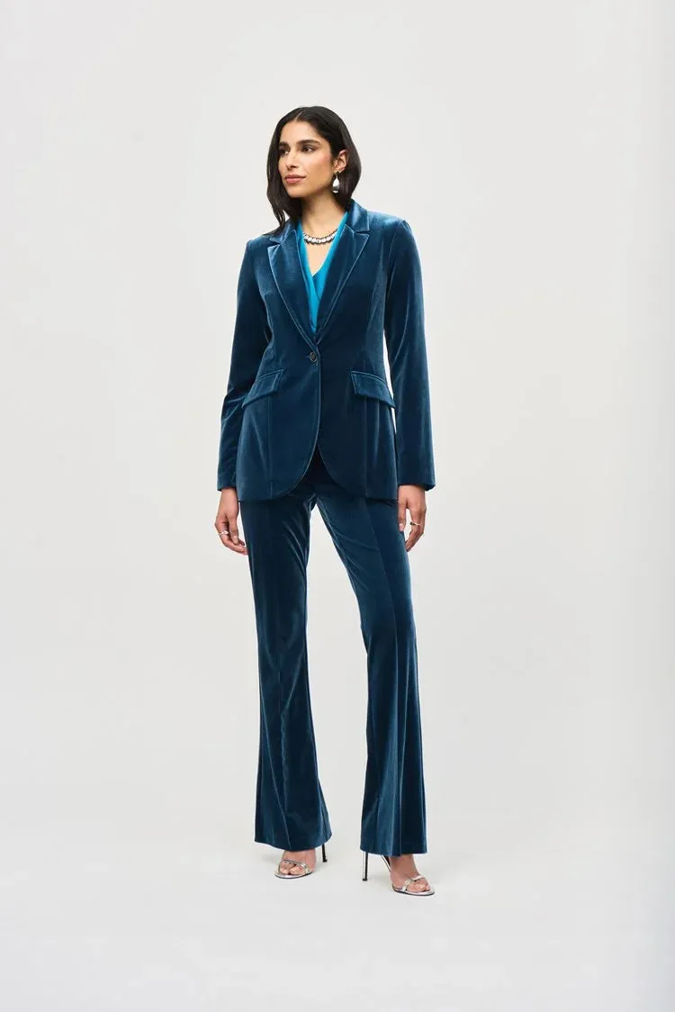 Joseph Ribkoff Velvet Fitted Blazer