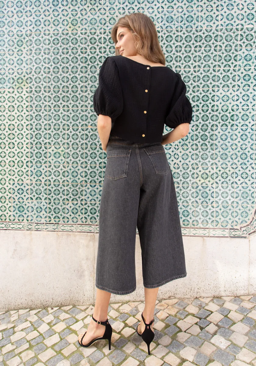 Jupe Culotte BRUNA Black Stone