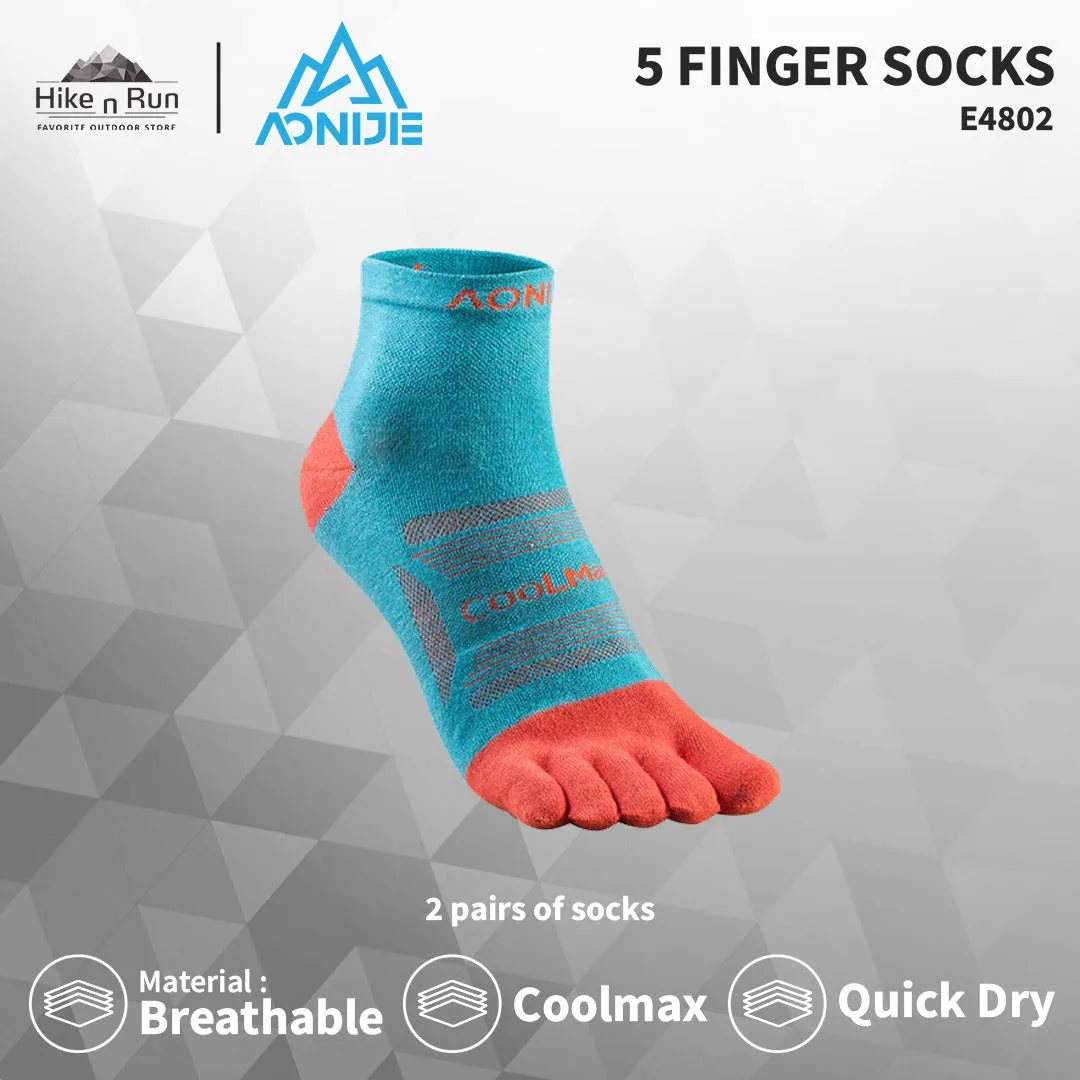 Kaos Kaki Aonijie E4802 Finger Socks 3 Pasang