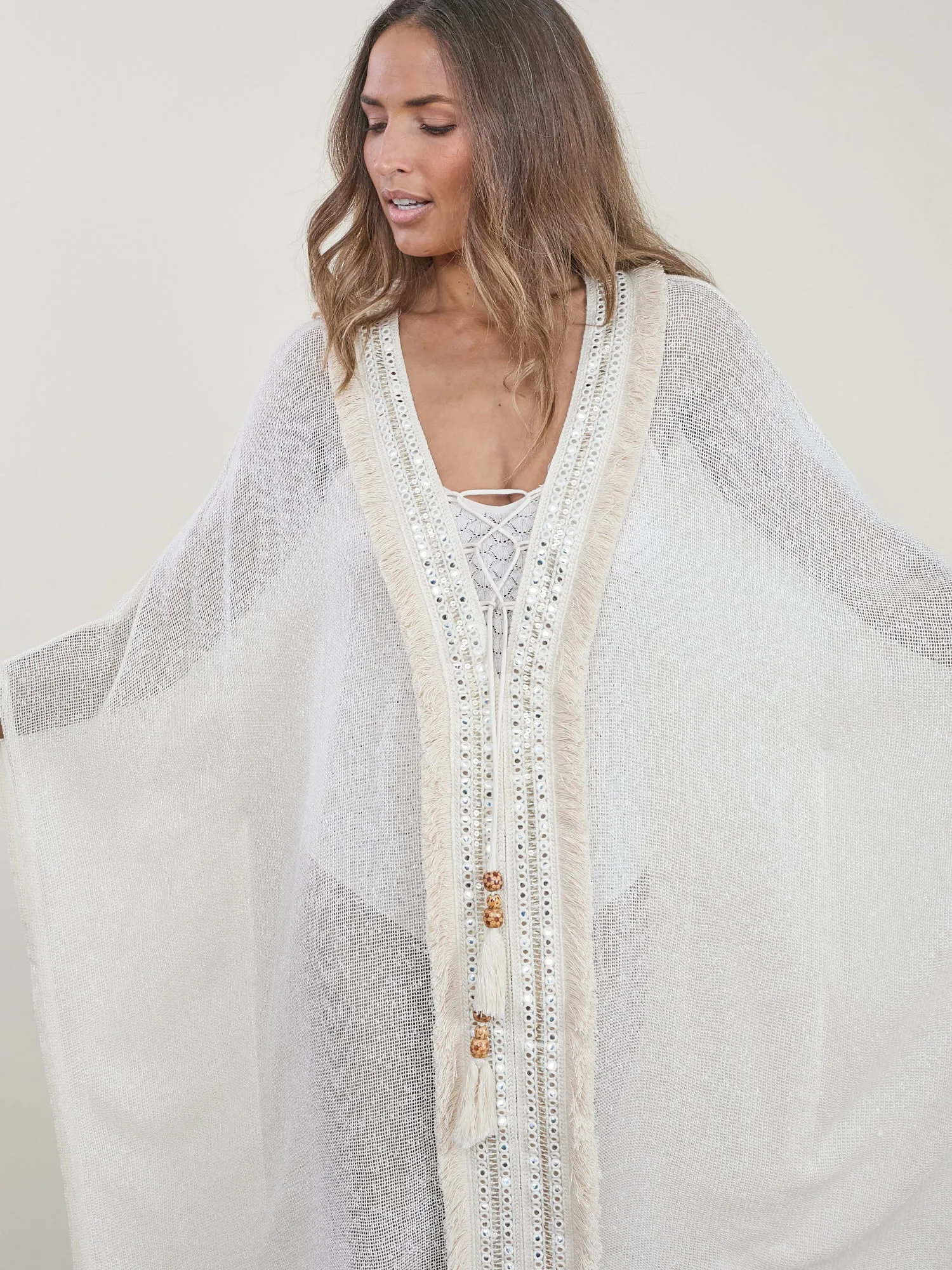 Khan Kaftan Cream