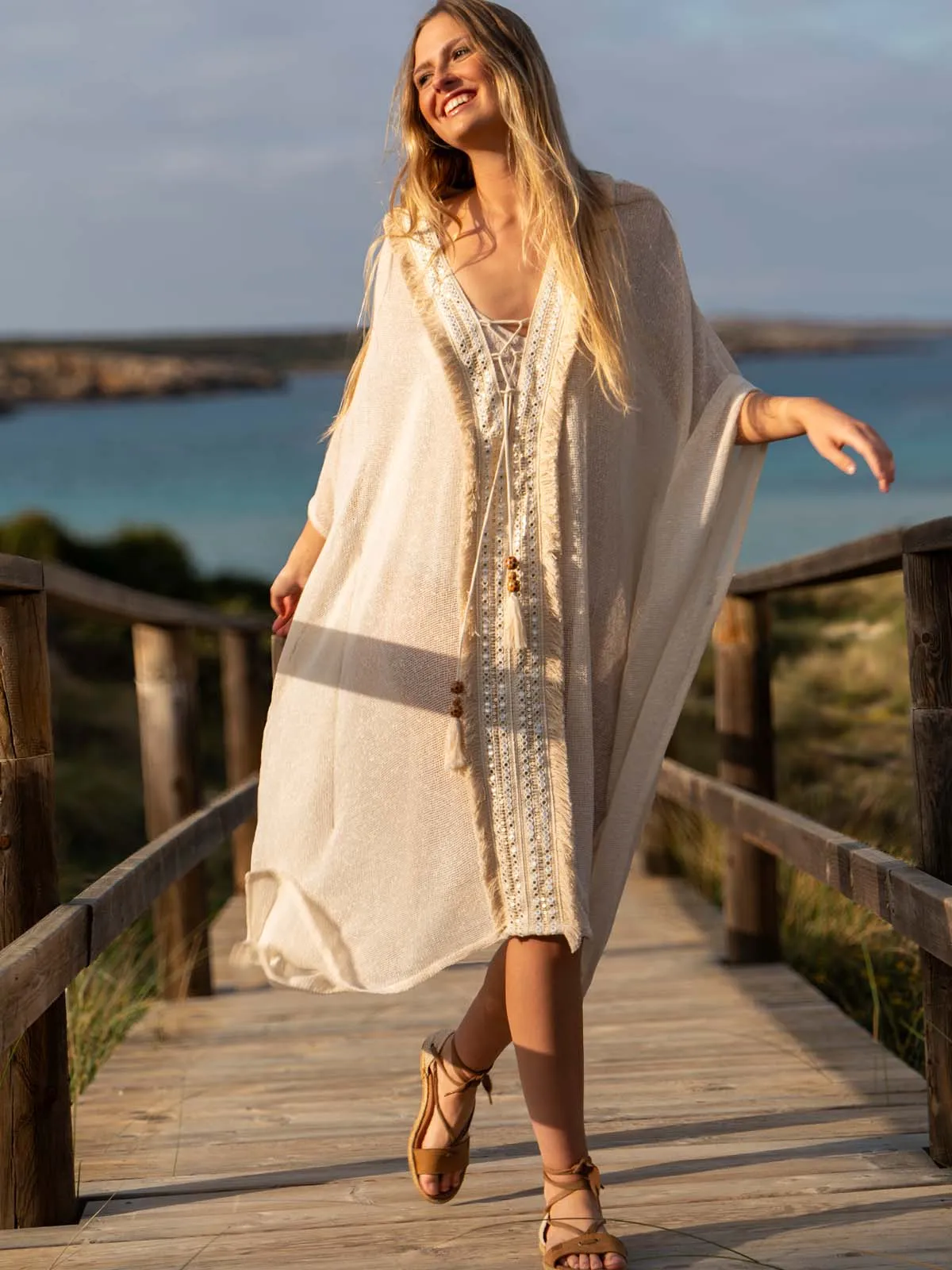 Khan Kaftan Cream