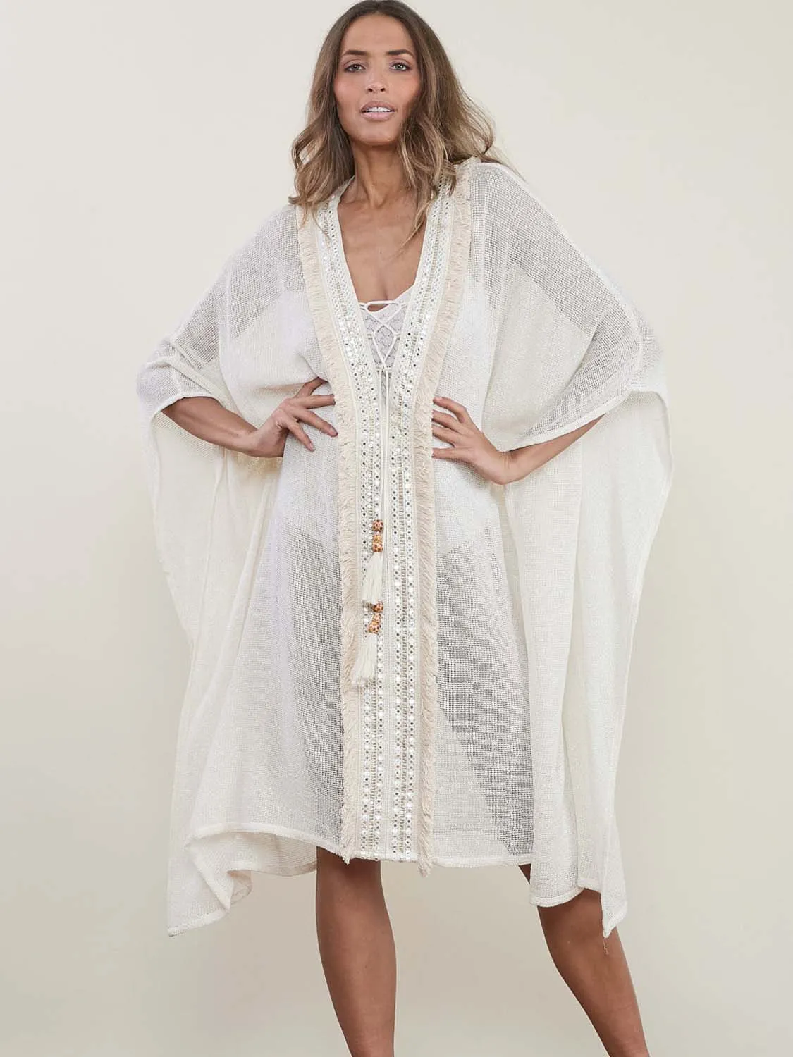 Khan Kaftan Cream