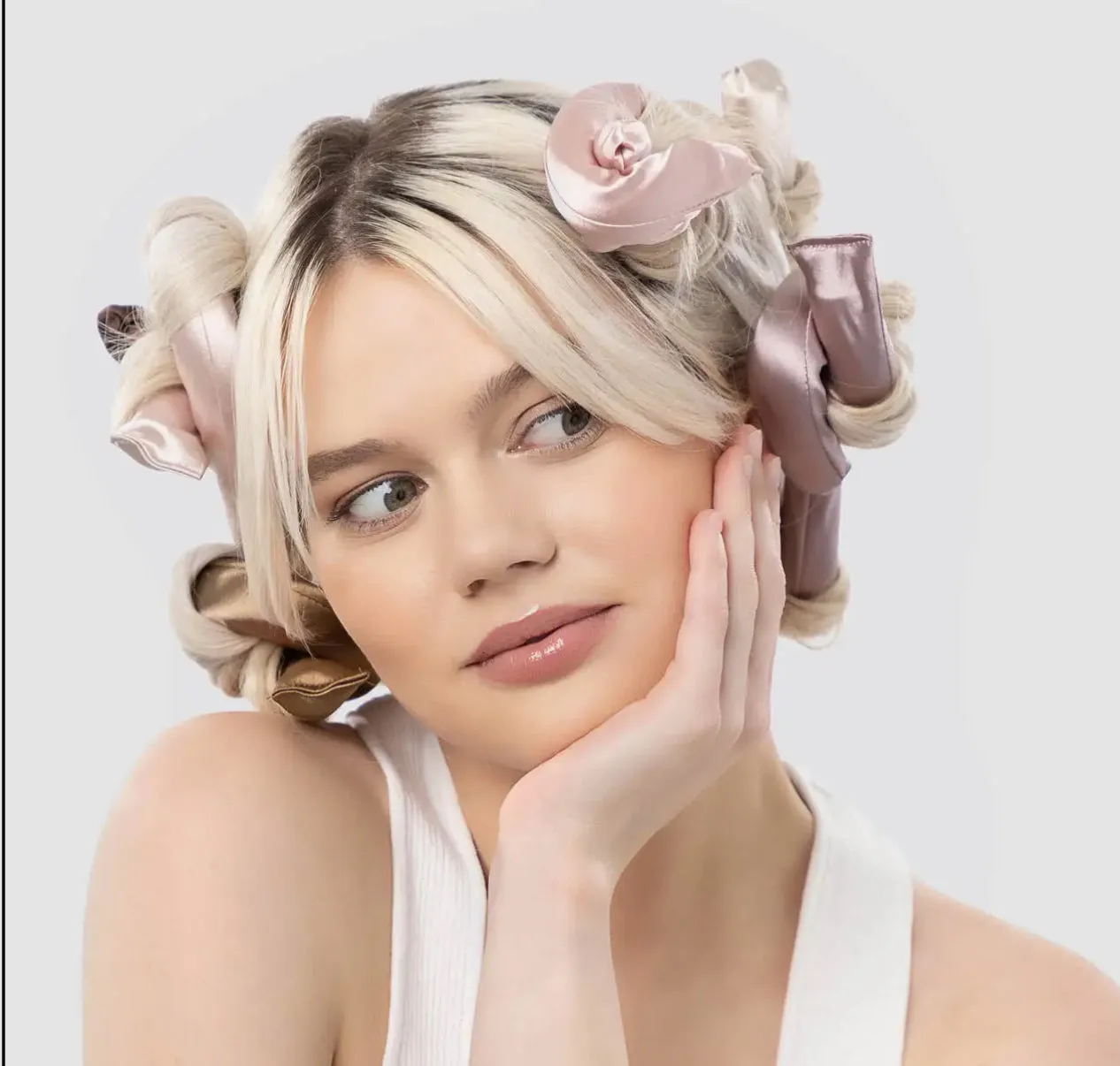 KITSCH SATIN WRAPPED FLEXI RODS 6PC