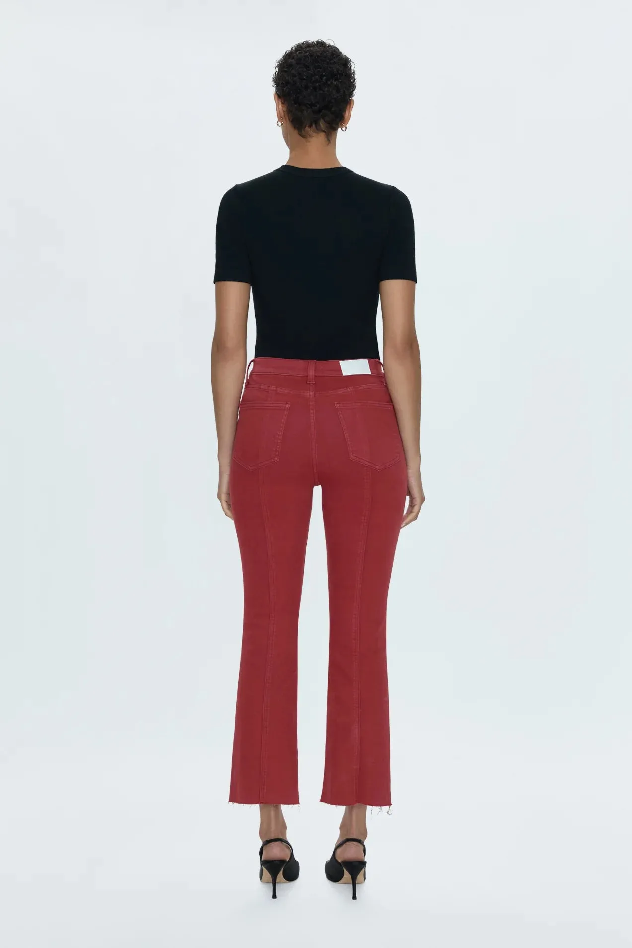 Lennon Crop Jean | Rouge