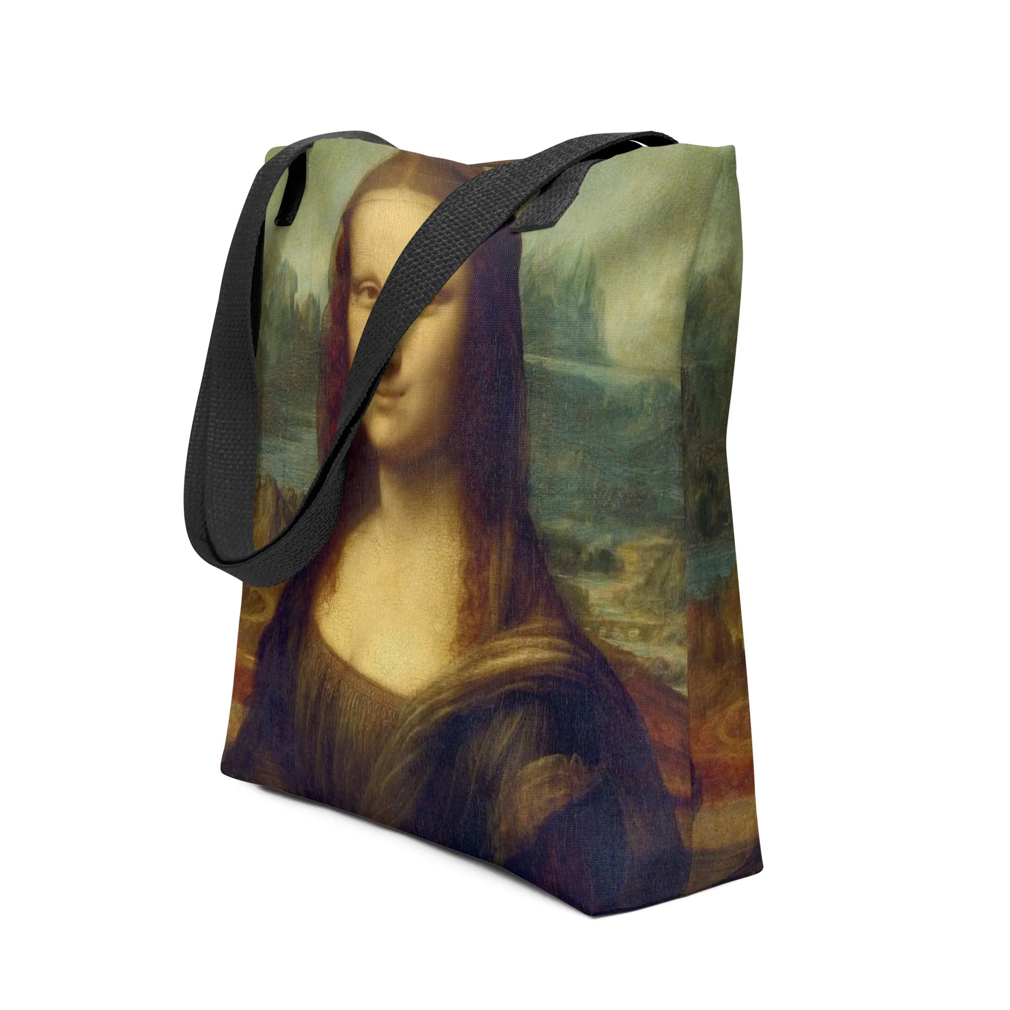 Leonardo Da Vinci Inspired Mona Lisa Tote Bag