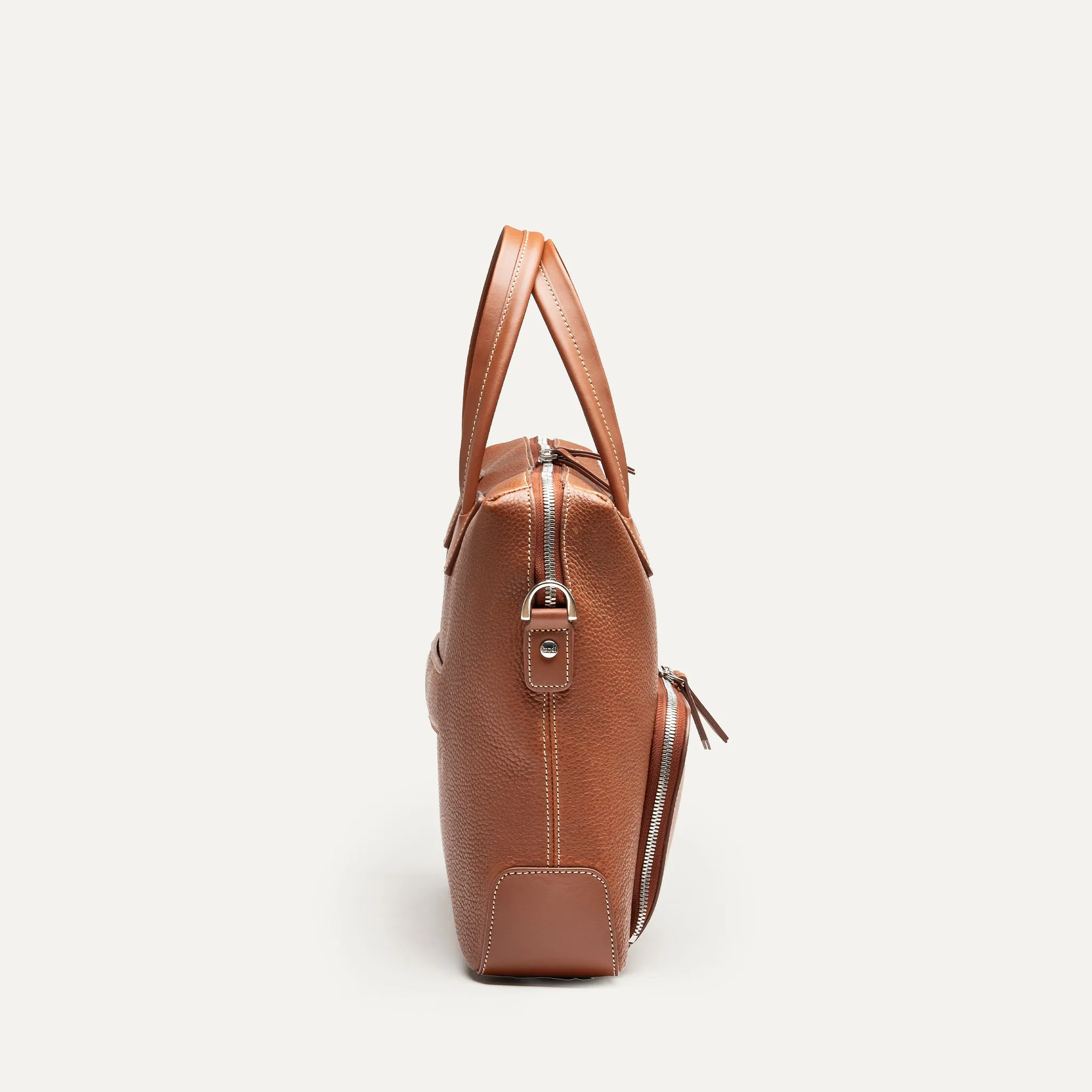 LEWIS | Cuir grainé Cognac