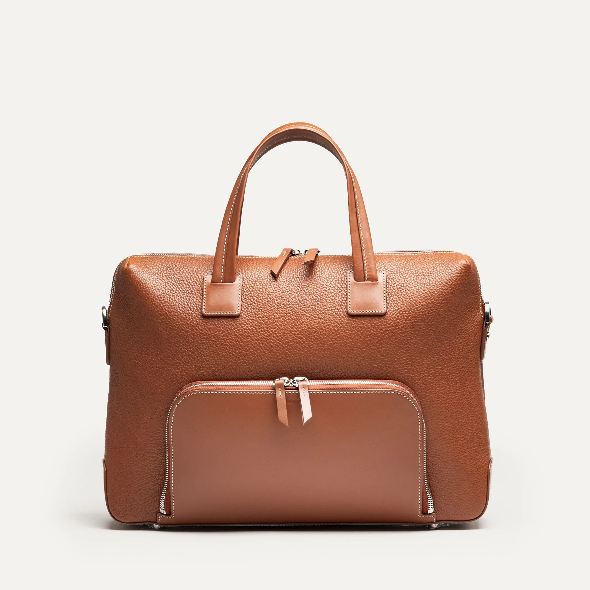 LEWIS | Cuir grainé Cognac