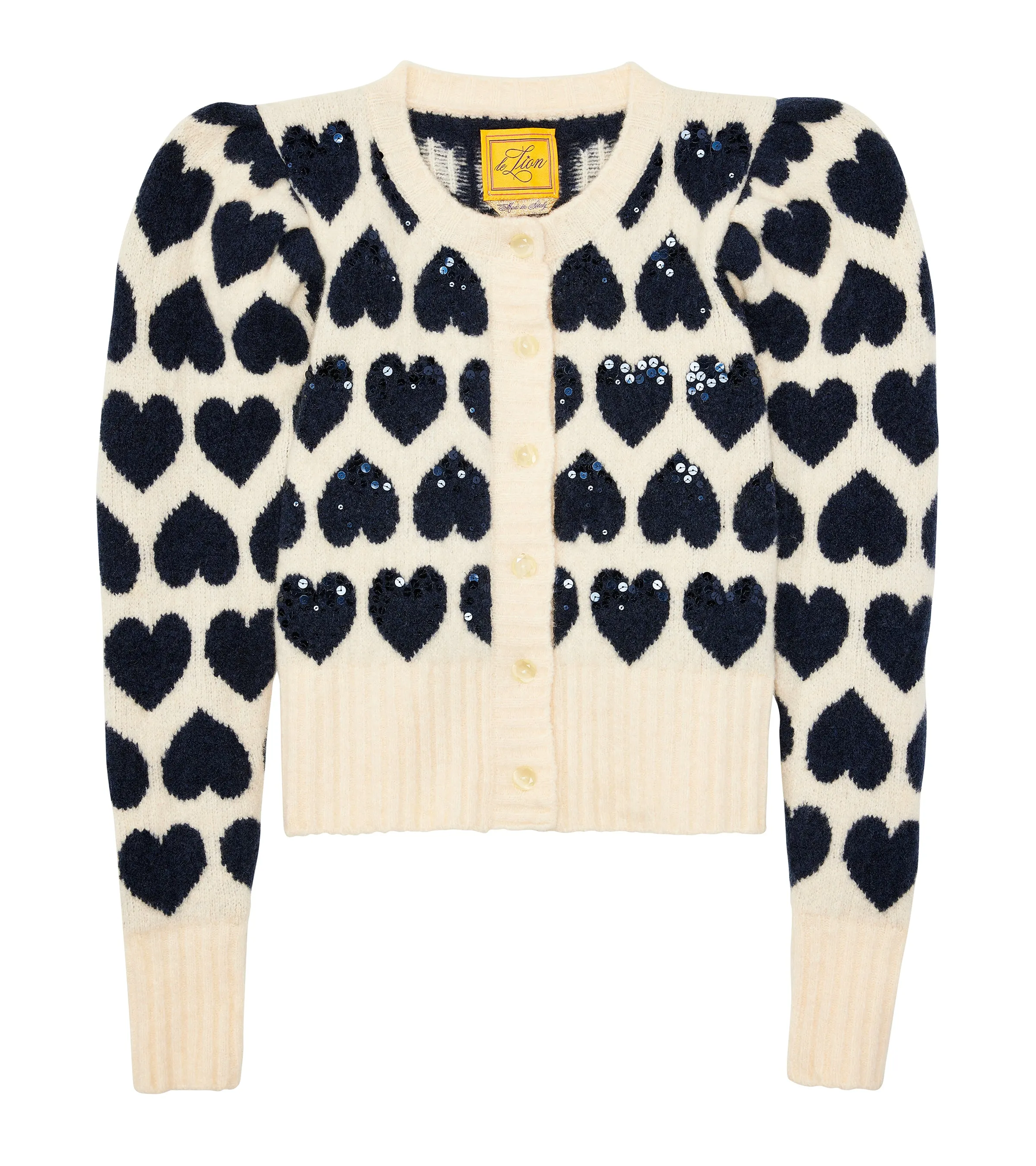 Love Laurita Puff Sleeve Cardigan