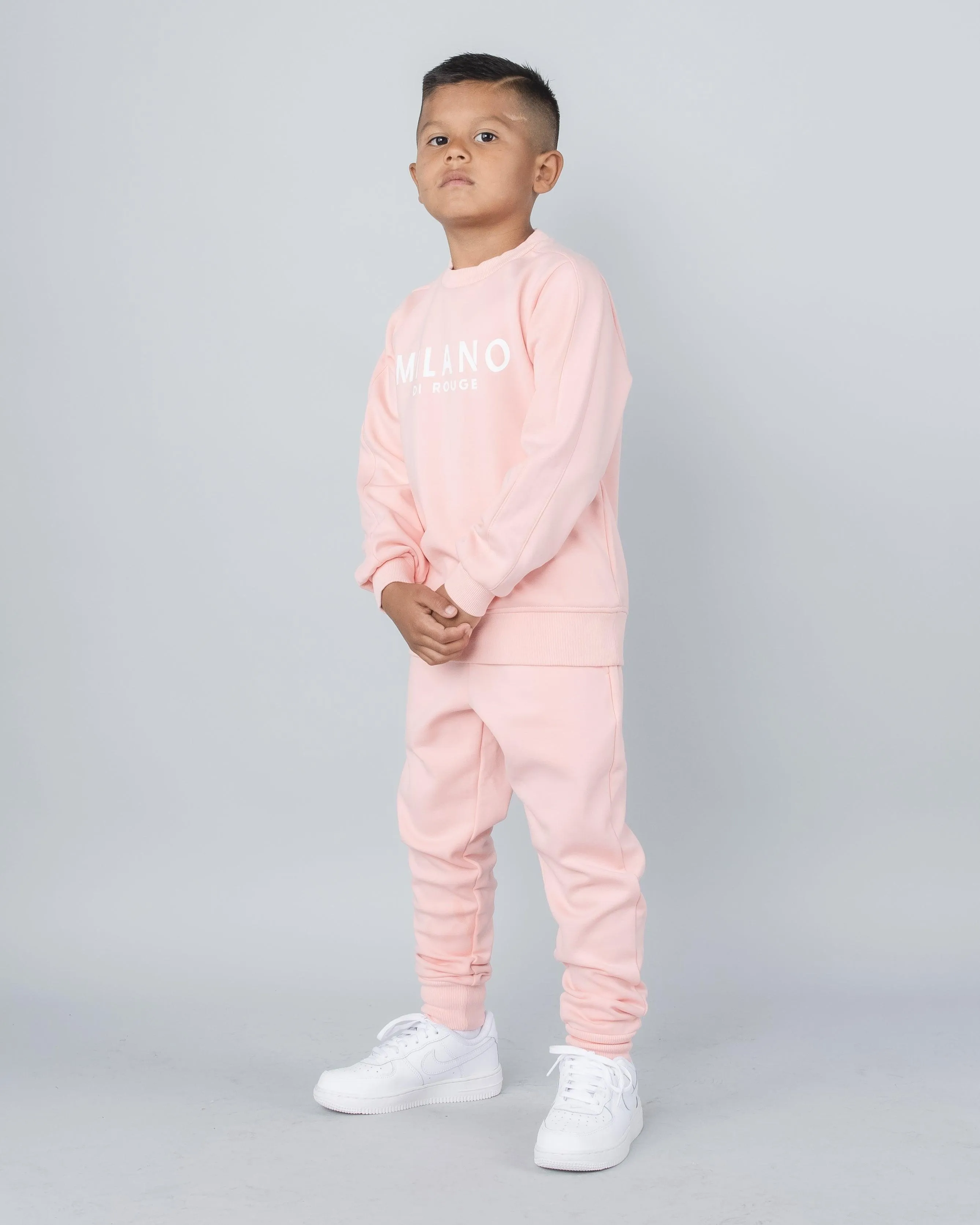 Lux Kids Crewneck Signature Sweatsuit