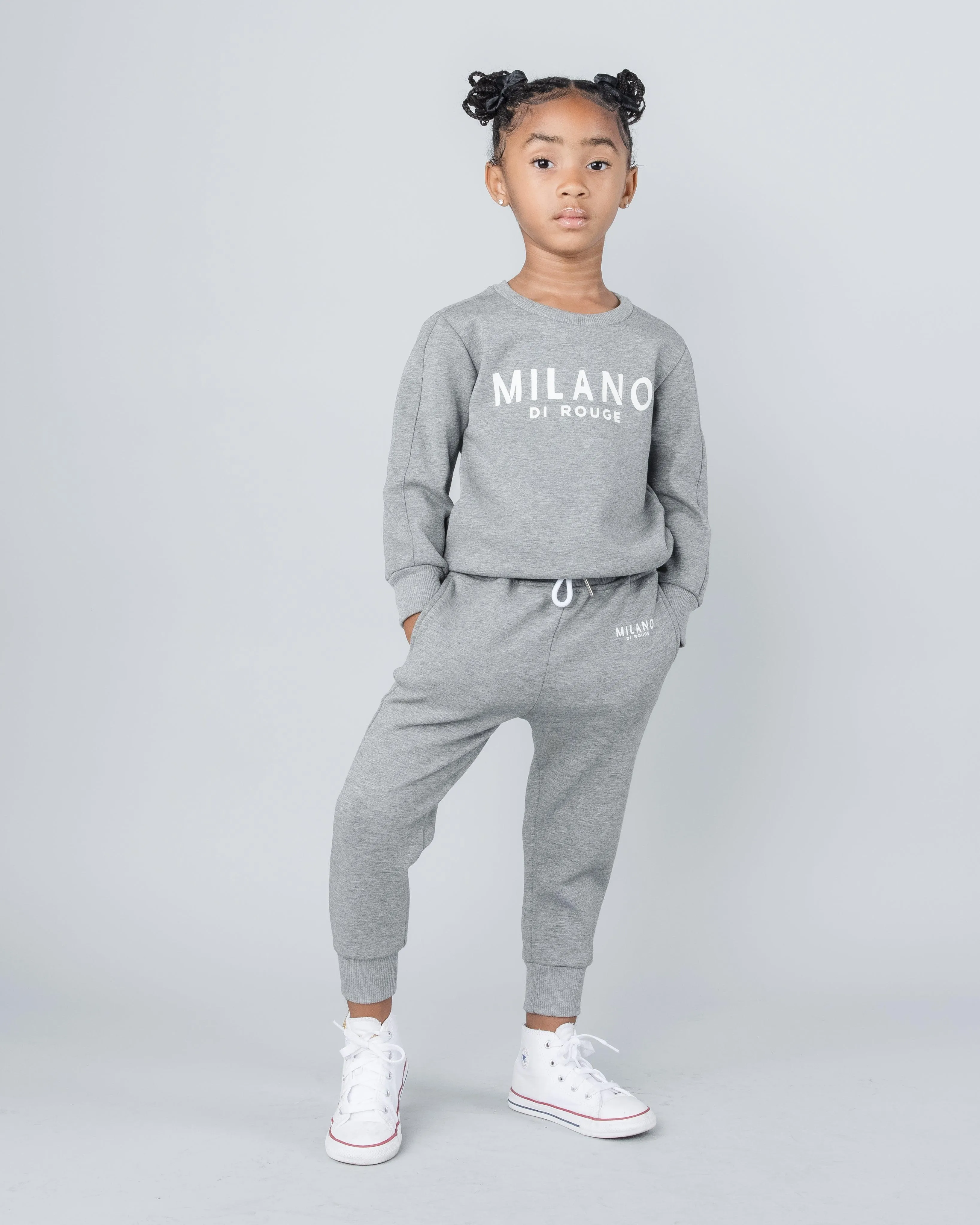 Lux Kids Crewneck Signature Sweatsuit