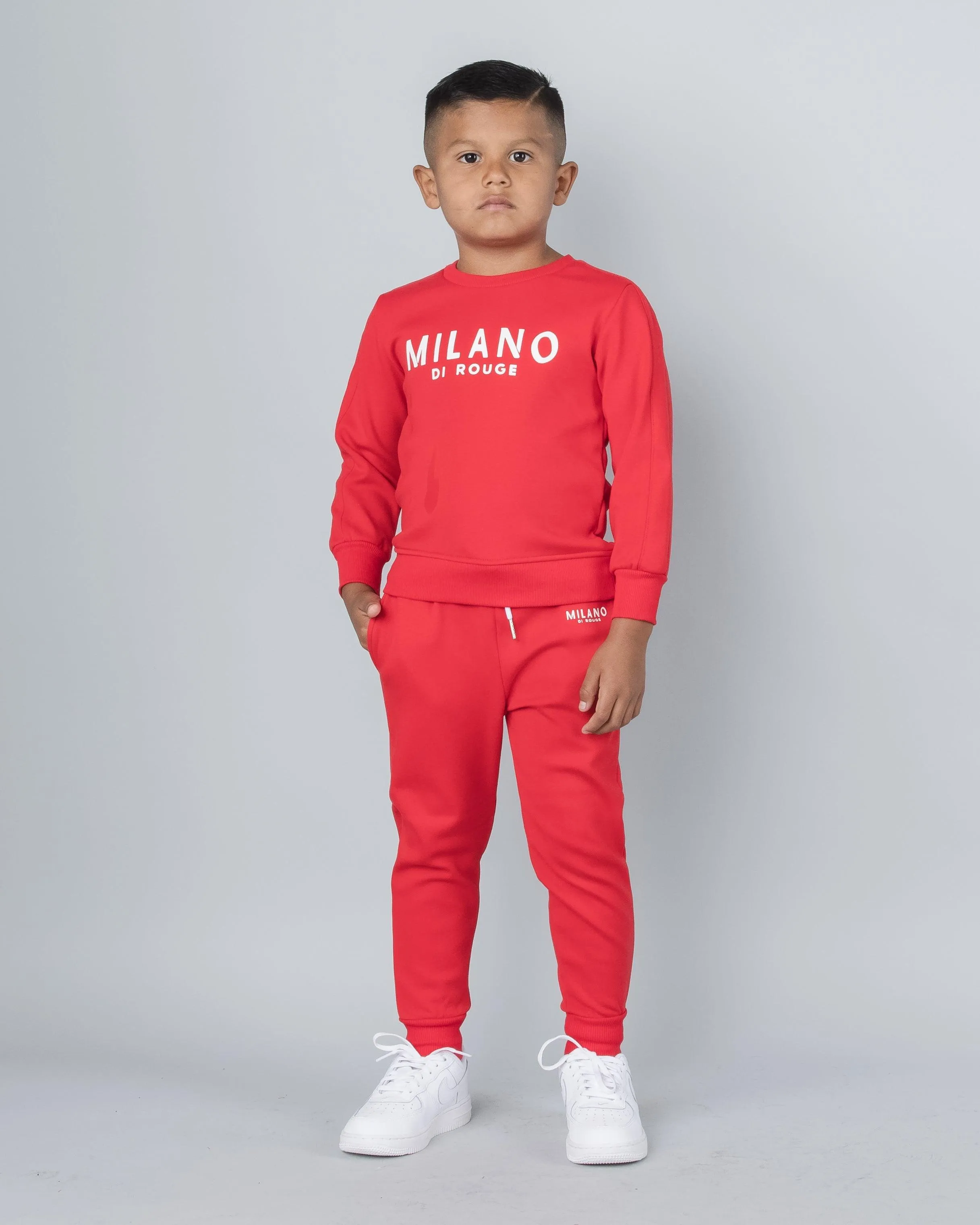 Lux Kids Crewneck Signature Sweatsuit